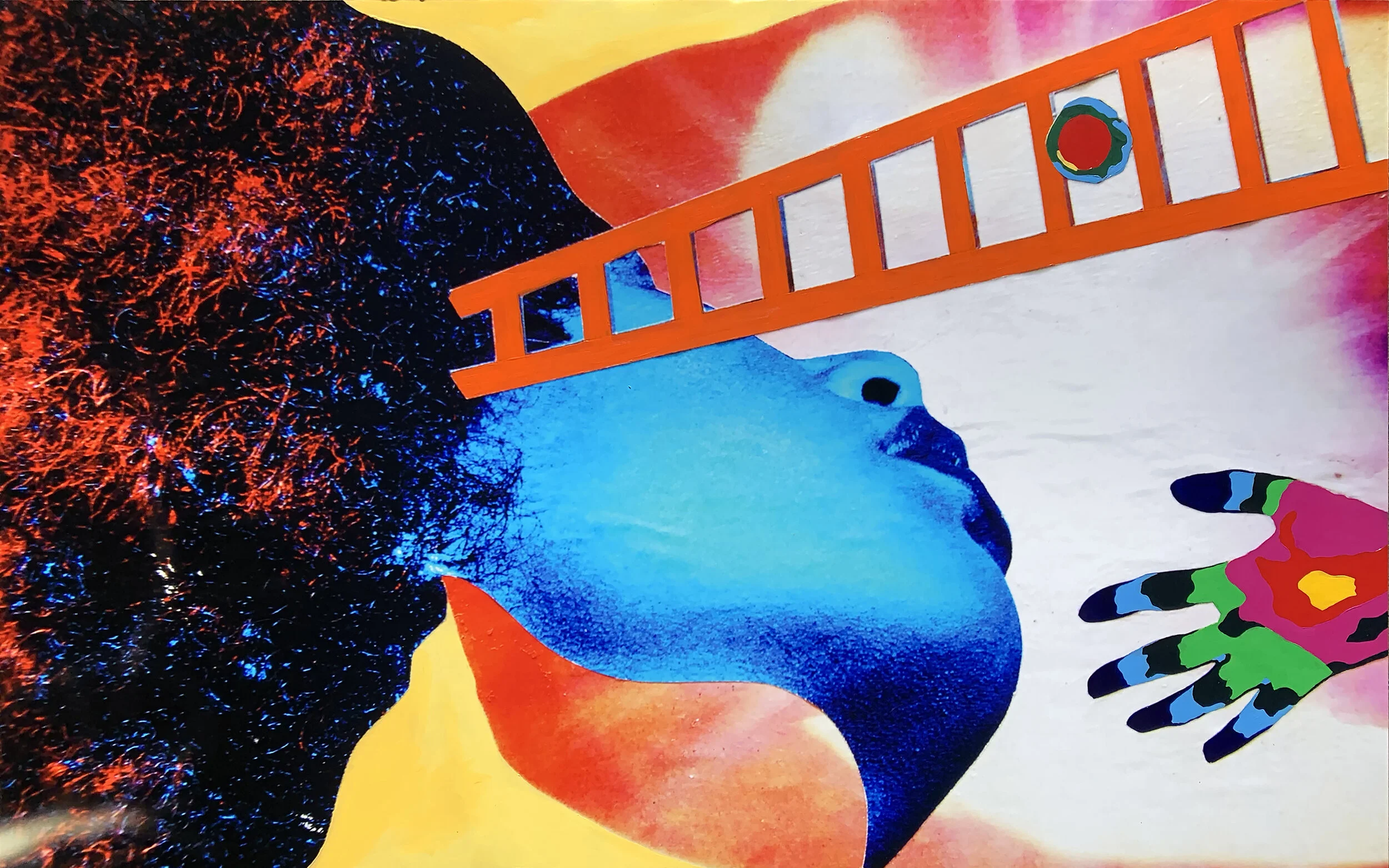 Look Up, Look Out - Mixed Media - 2020