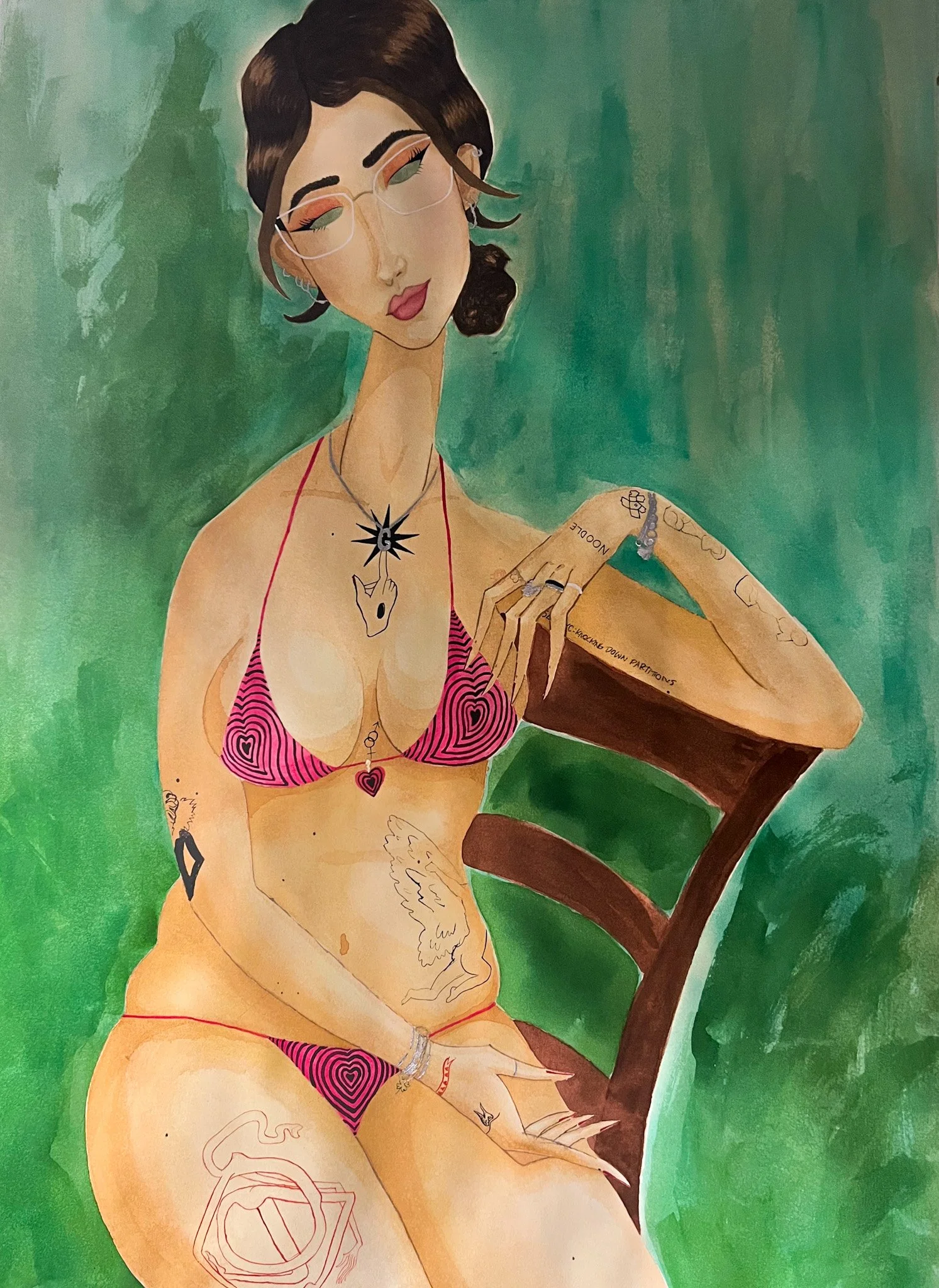 Gilded - Watercolor - 2022