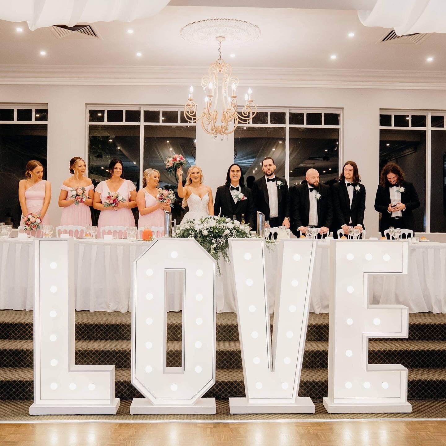 What a perfect backdrop to your special formalities! 

Hire Item: Hollywood Love Letters

Photo: @alexchungphotography