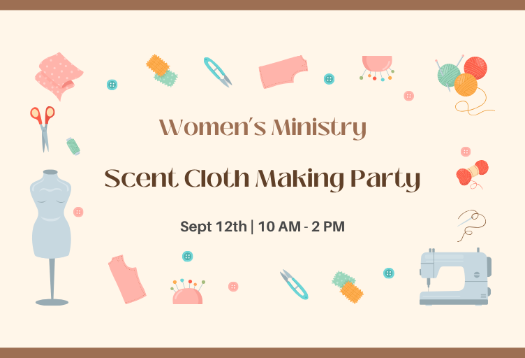 Women's Ministry Scent Cloth Making Party