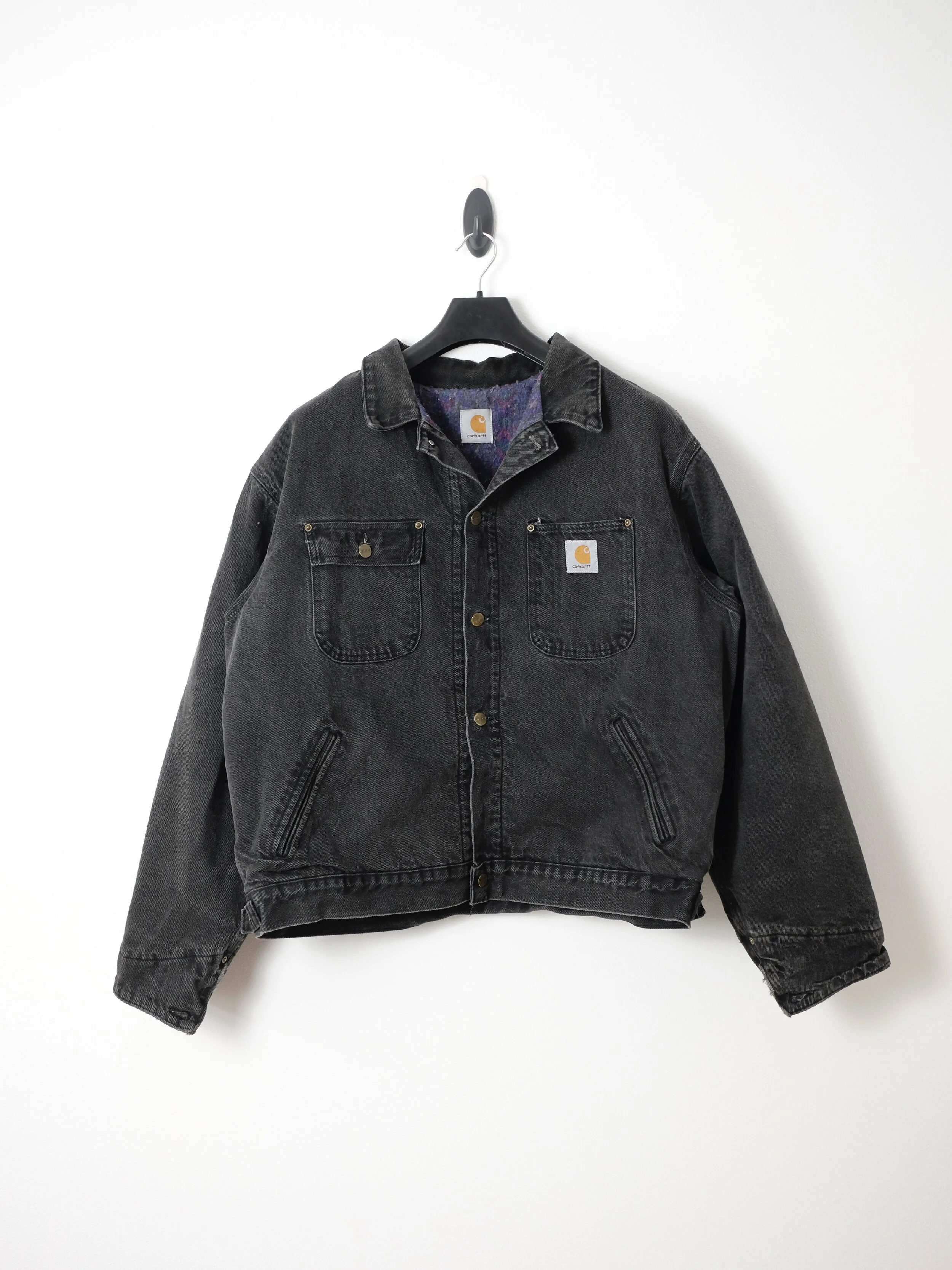 carhartt denim work jacket