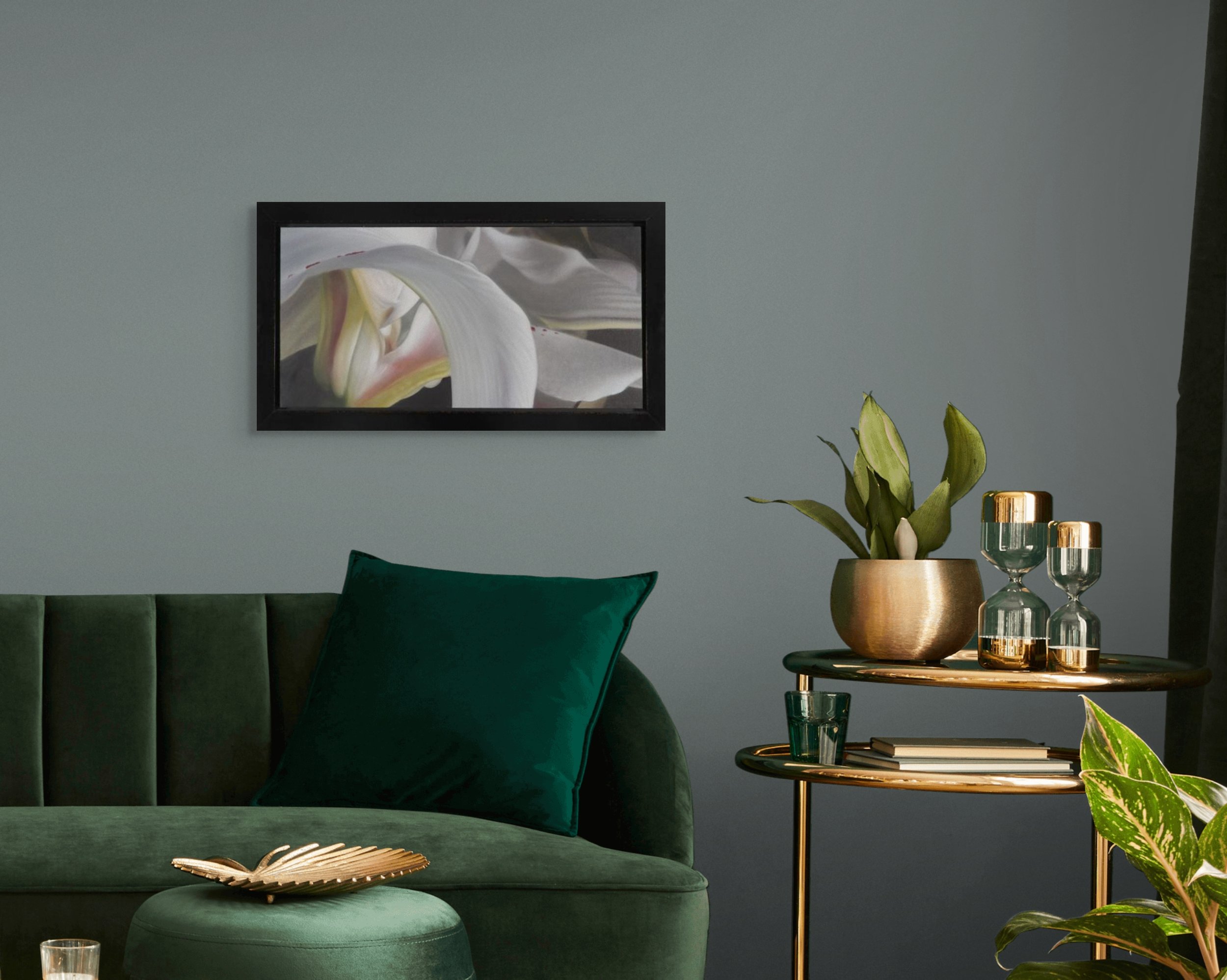 Lily composition on grey wall.jpg