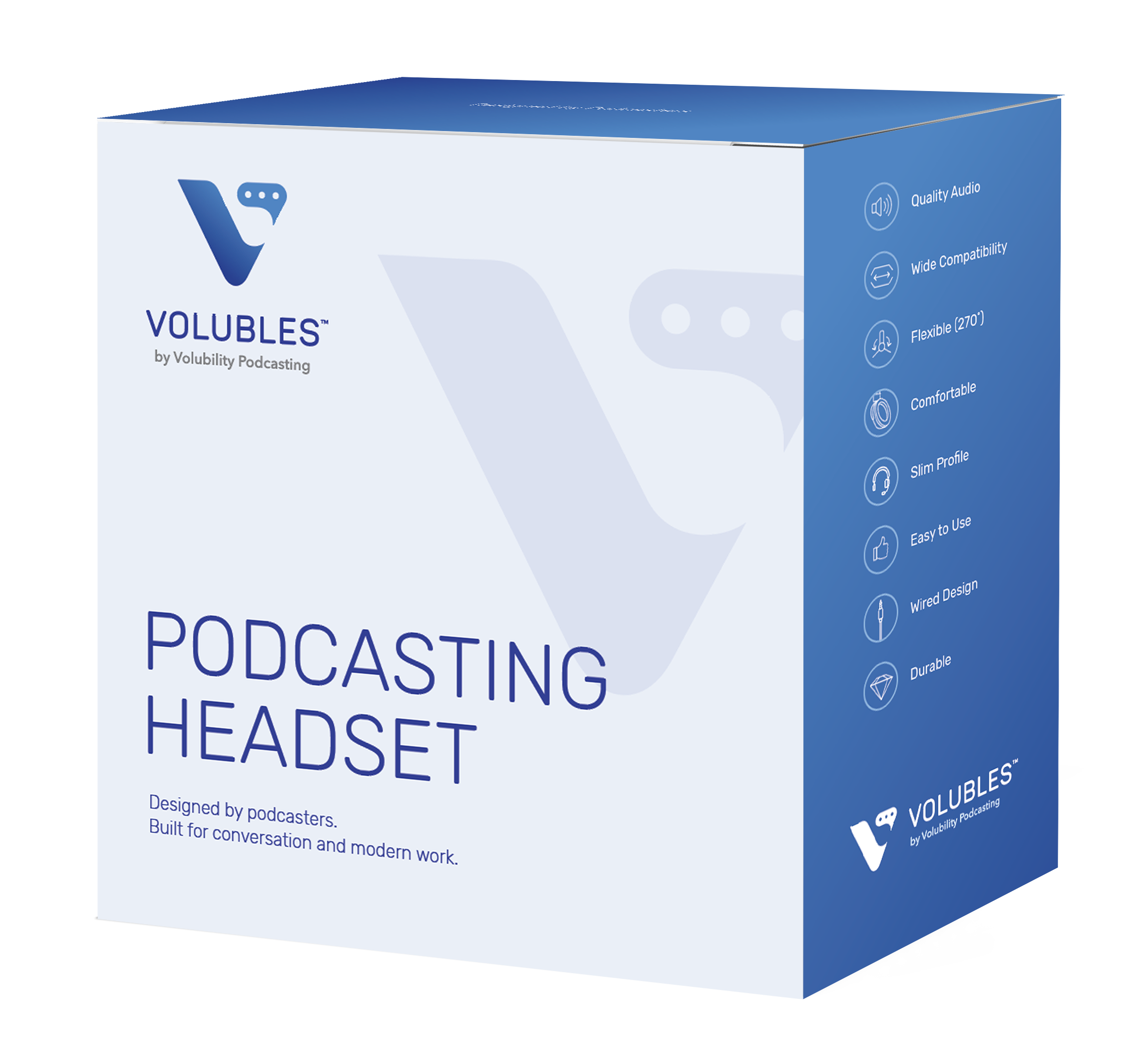 Volubles headset packaging box