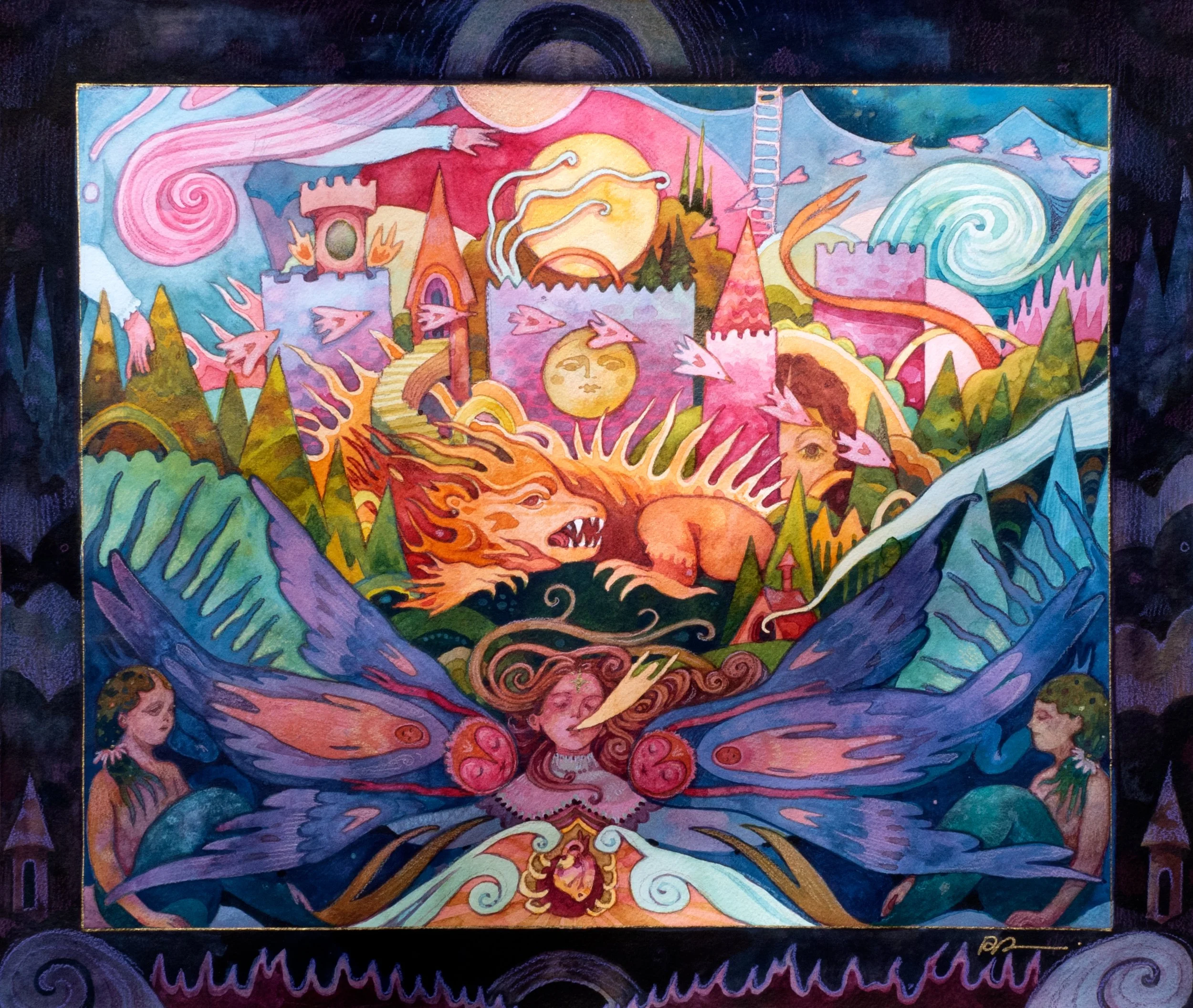 POST MORTEM - watercolor