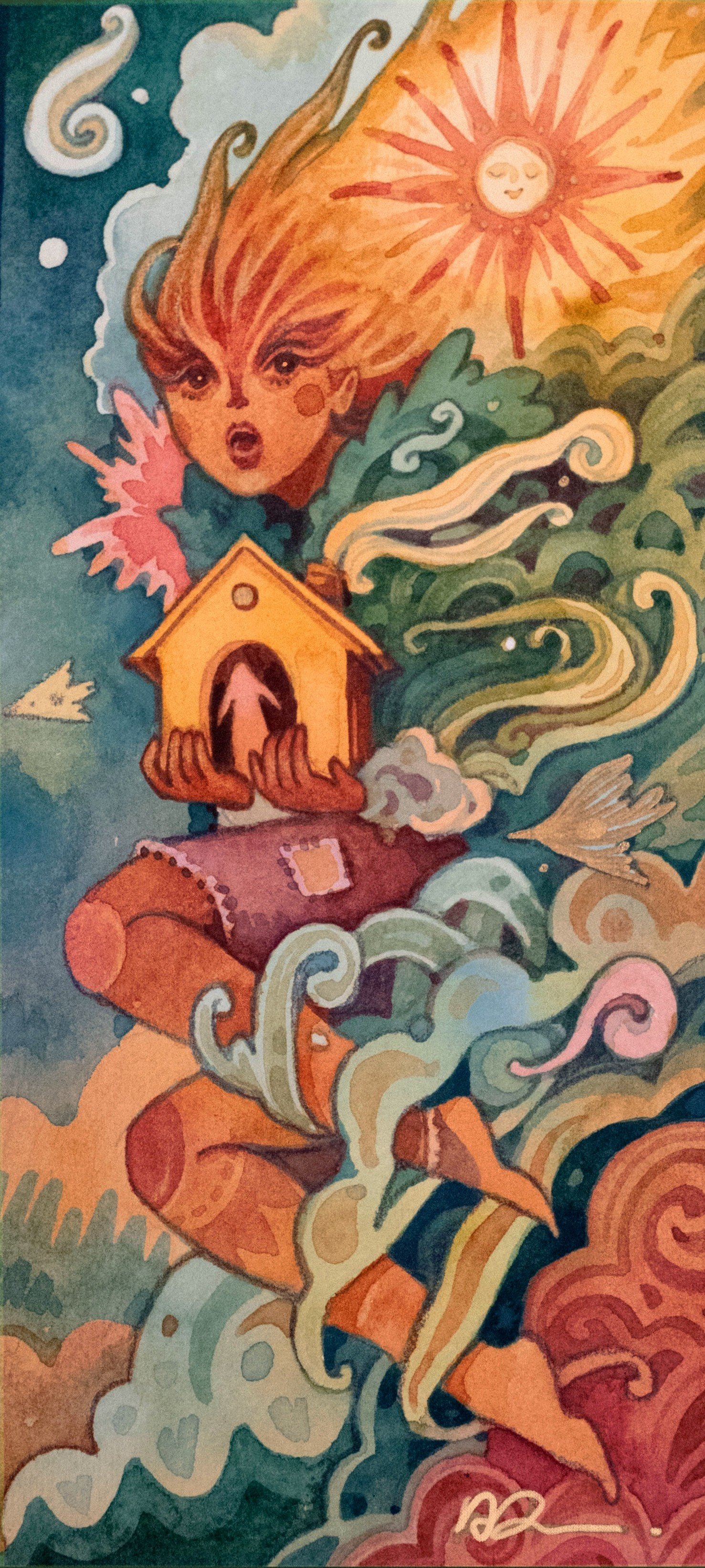 DANCER II - watercolor