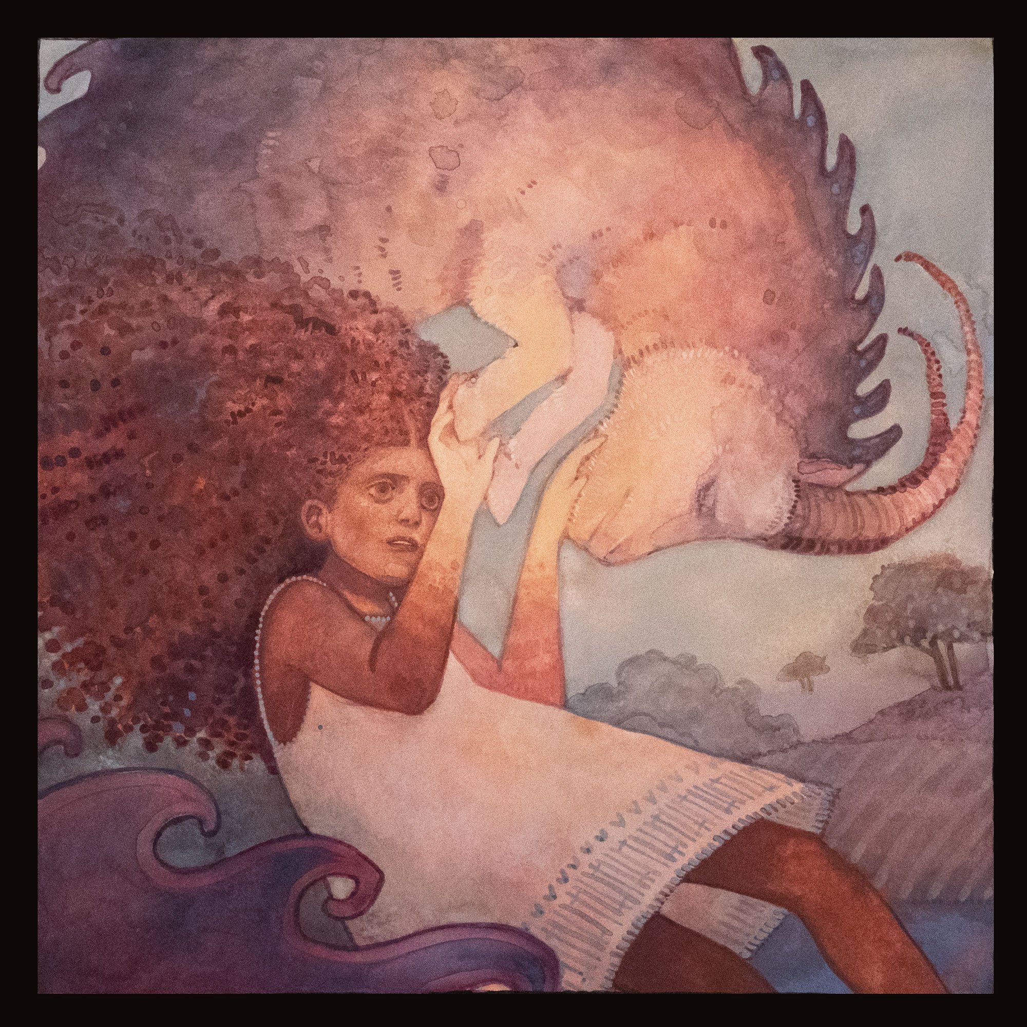 The Girl with No Hands - watercolor
