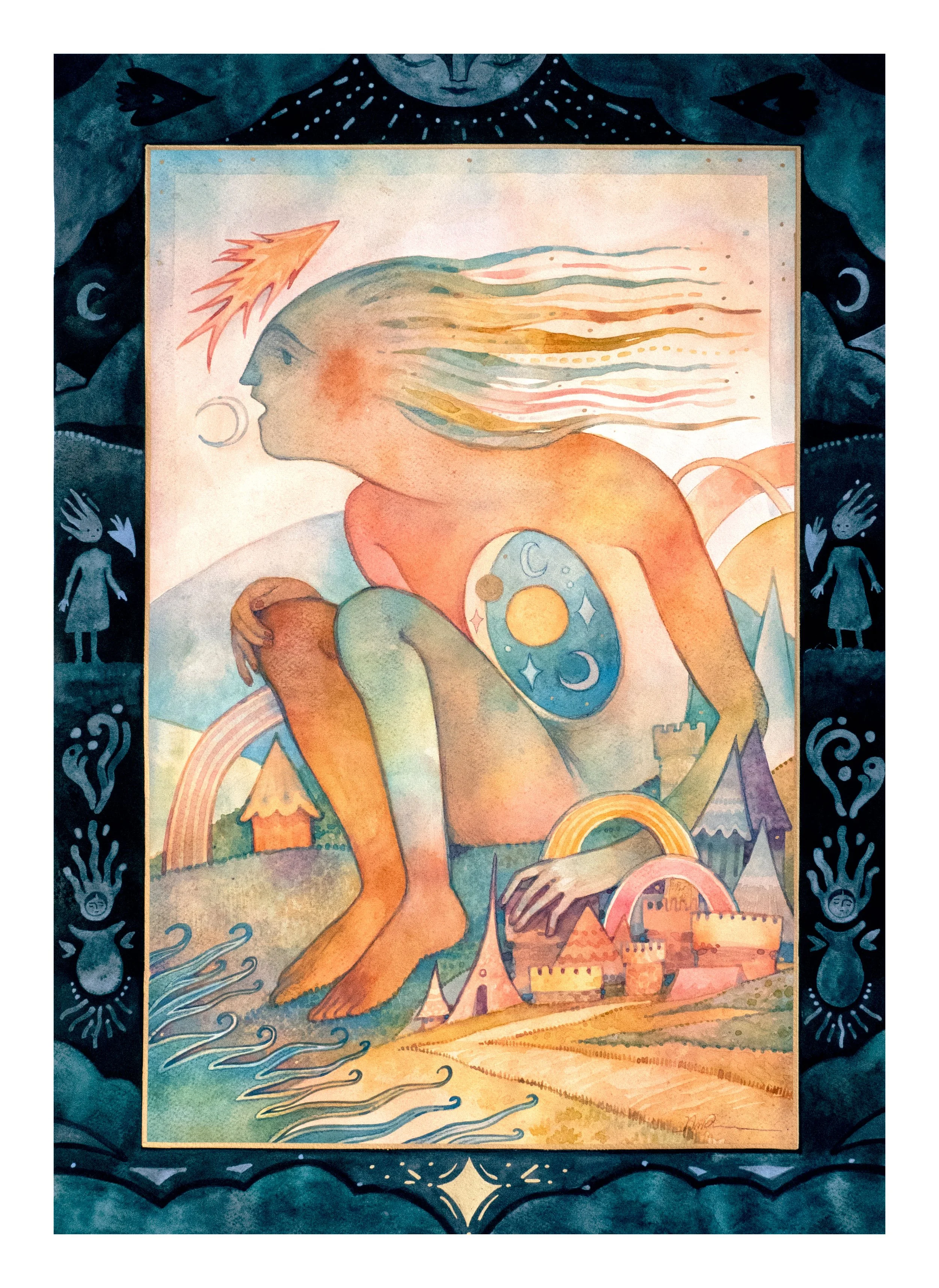 MOONEATER - watercolor