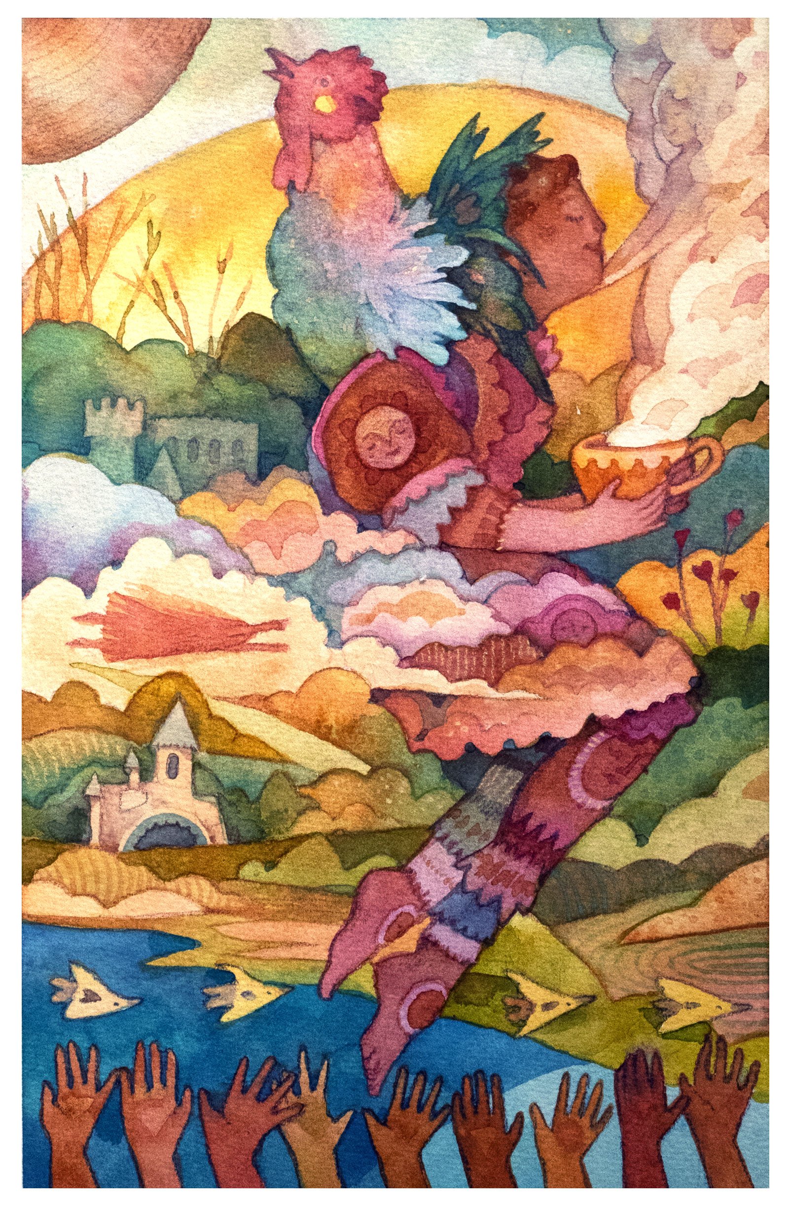 Morning - watercolor