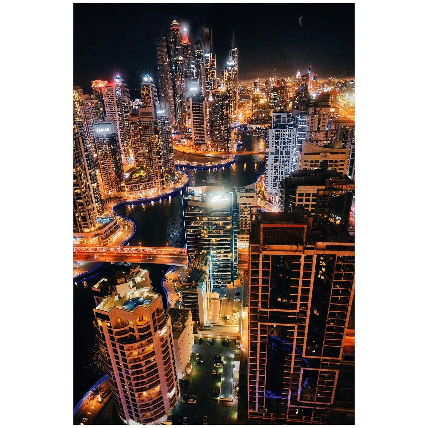 Marina by night. 🌙 is a bonus ! 
-
-
-
-
-
-
-
-
-
-
-
-
-
-
-
-
-

#fujilove #xpro3 #fujifilmme #fujifilm #uae #mydubai #dubaimarina #cityscape #buildings #architecture #cayan #dubaiphotographer #visitdubai #travel #captureonepro #tourism #construc
