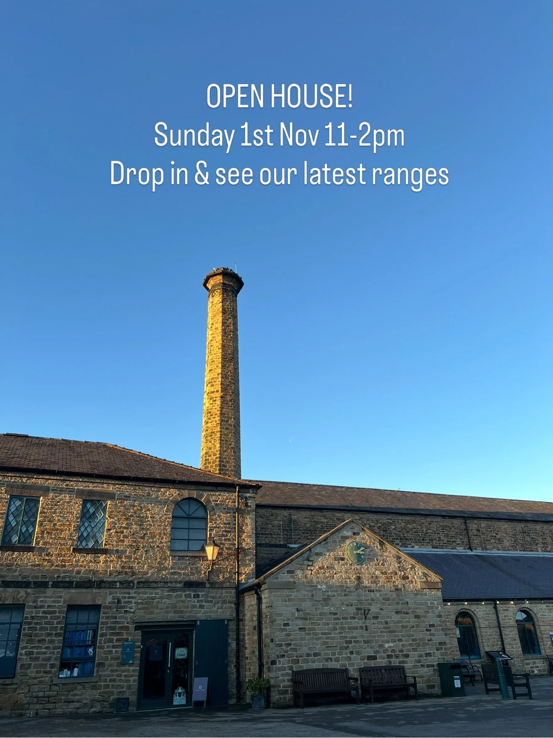 🍂 Our Autumn Open House 🍂 
Sunday 1st November 11-2pm 
Drop in &amp; see what we do
With the @thewhiteyard
Huge wedding fair on site too!