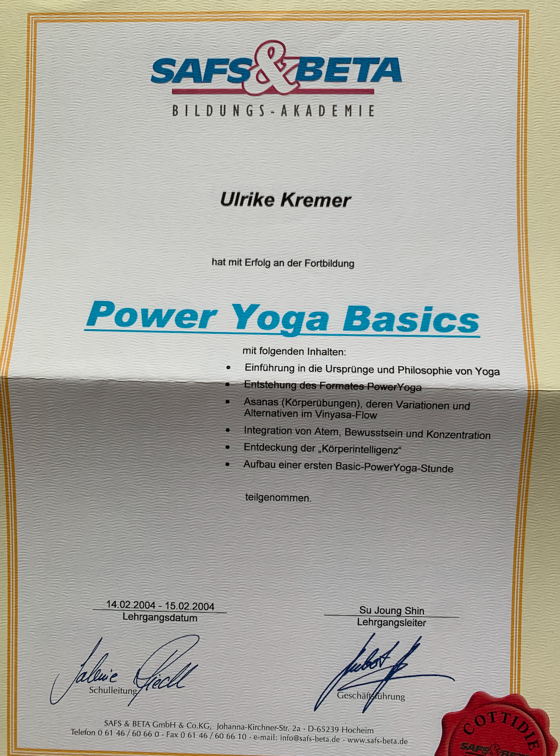 Power Yoga Basics 2004