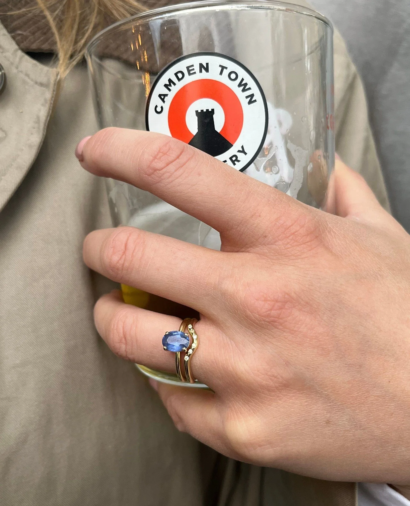 I love seeing your rings in the wild! 💍 💞⁠
⁠
Honestly, nothing beats the feeling of seeing our pieces living their best lives with you. From proposal moments to beer garden moments, thank you for taking us along on your journey.⁠
⁠
Want to be featu