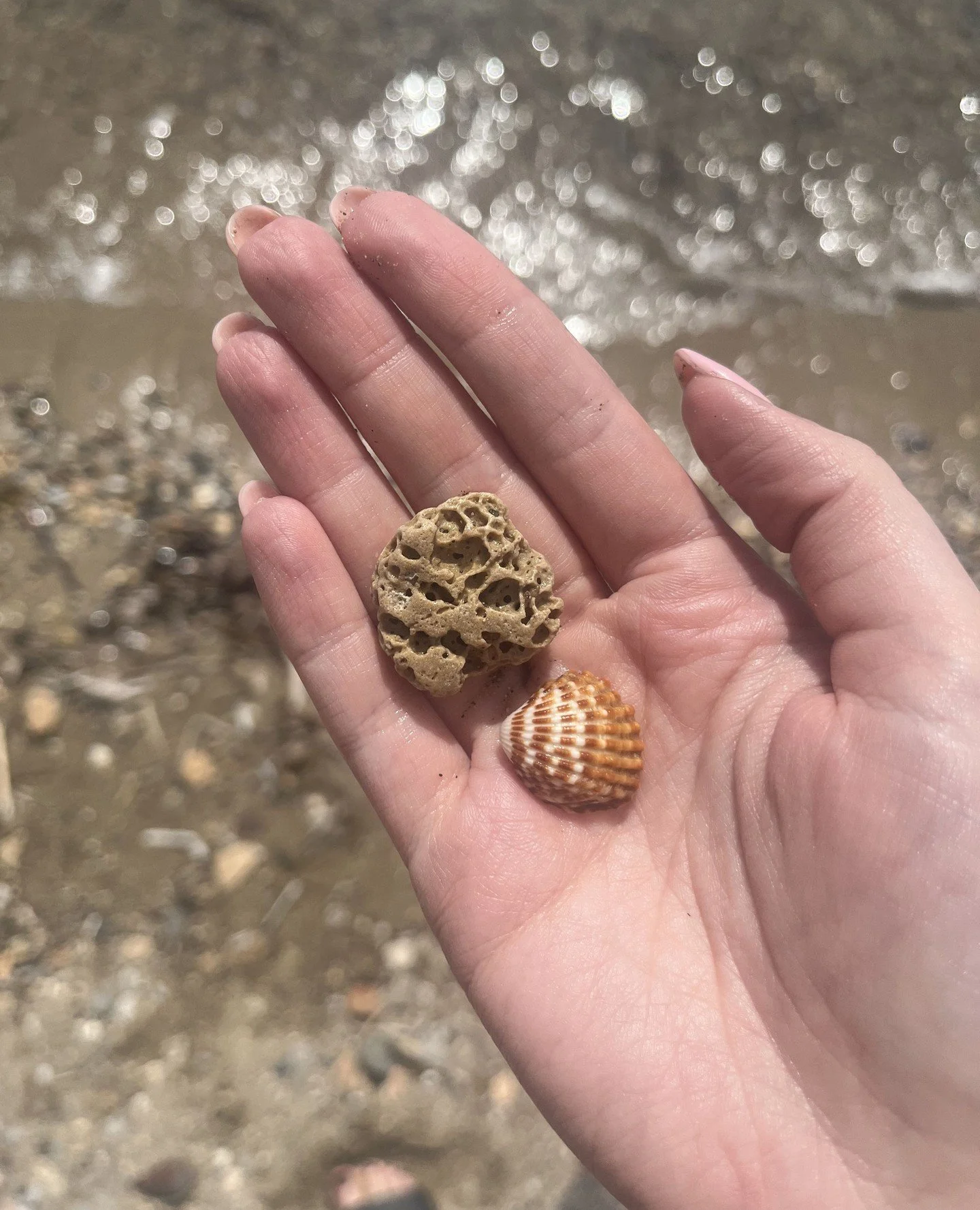 Greece in colours and textures. 🐚🌊⁠
⁠
A little visual diary from my recent trip. I just love the raw, natural textures of the Mediterranean. Greece's calming colour palette, the ripples of the sandy tide, and the rough, weathered ancient brick.⁠
⁠
