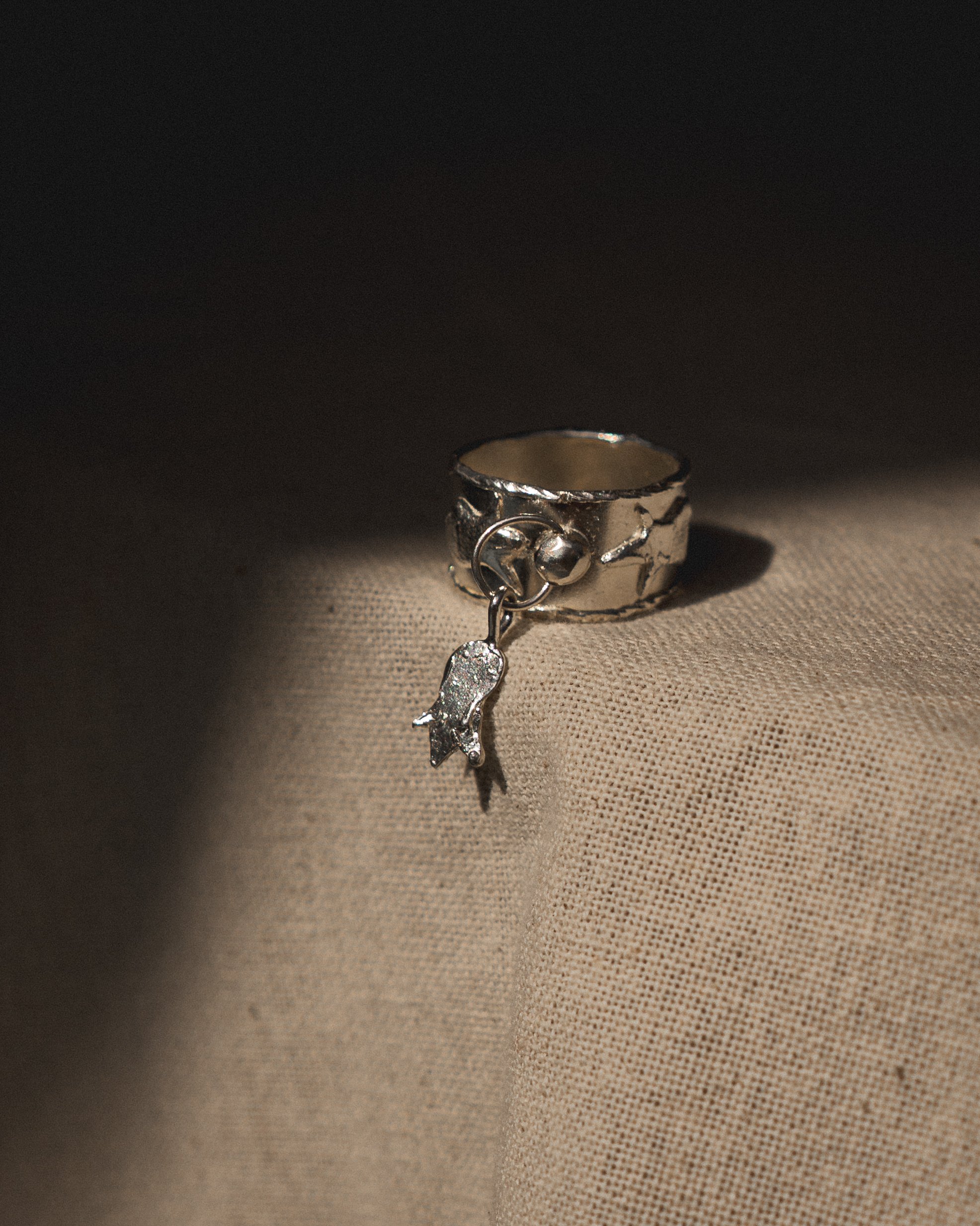 Ode to the Motherhood: Nightingale Song Sterling Silver ring