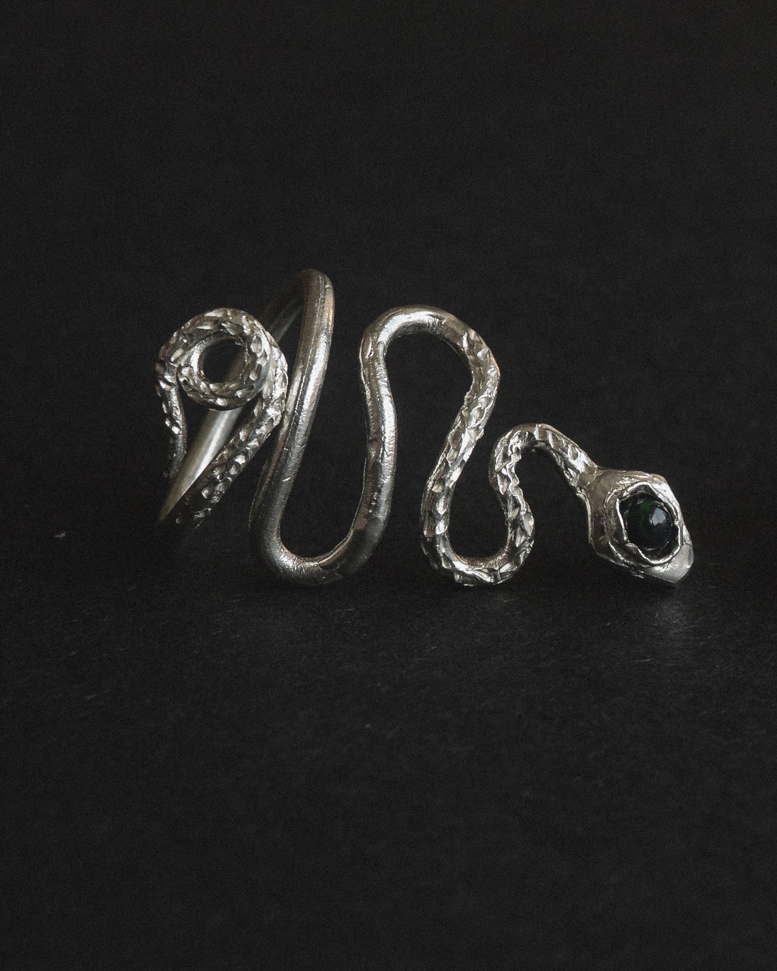 Ode to the Wild: Triple Snake Sterling Silver ring