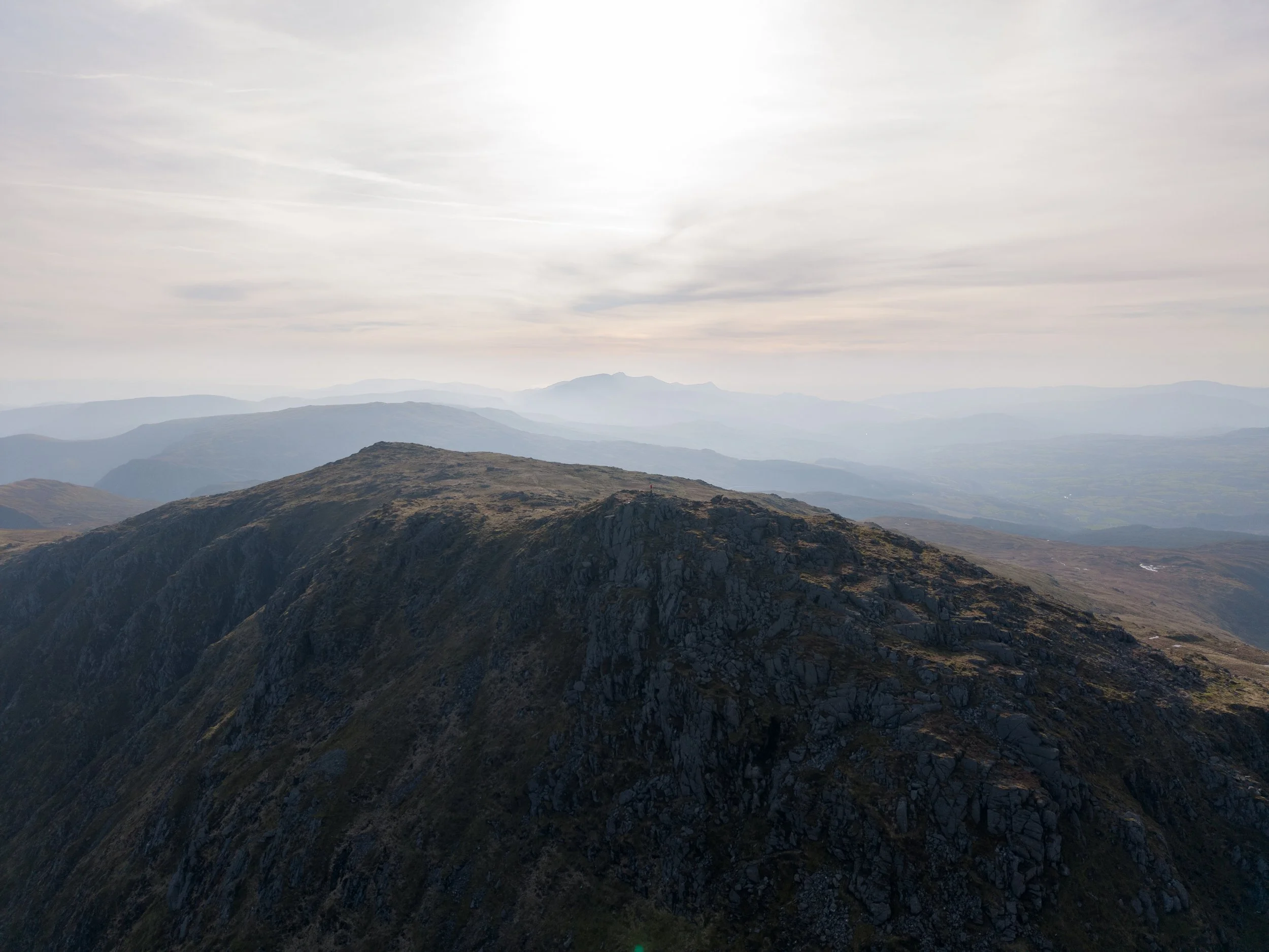 Aran Fawddwy Summit. Snowdonia National Park