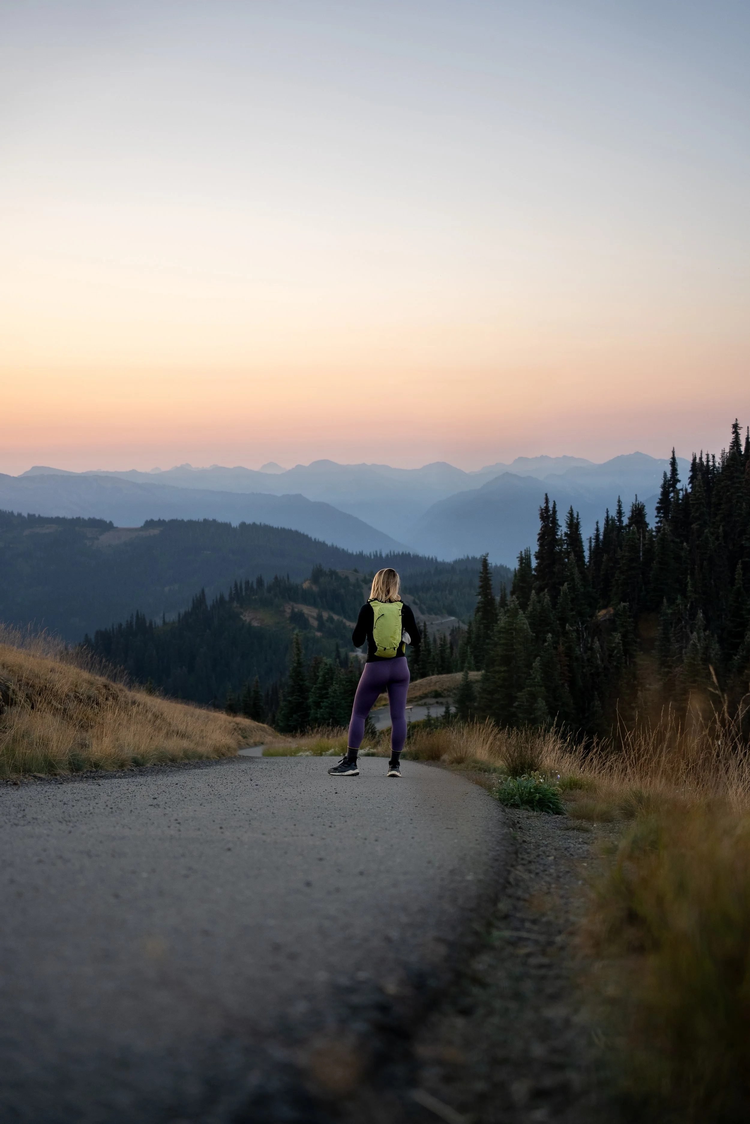 Hurricane hill sunrise hike, Olympic national Park, Washington, a must visit stop on a Pacific Northwest road trip