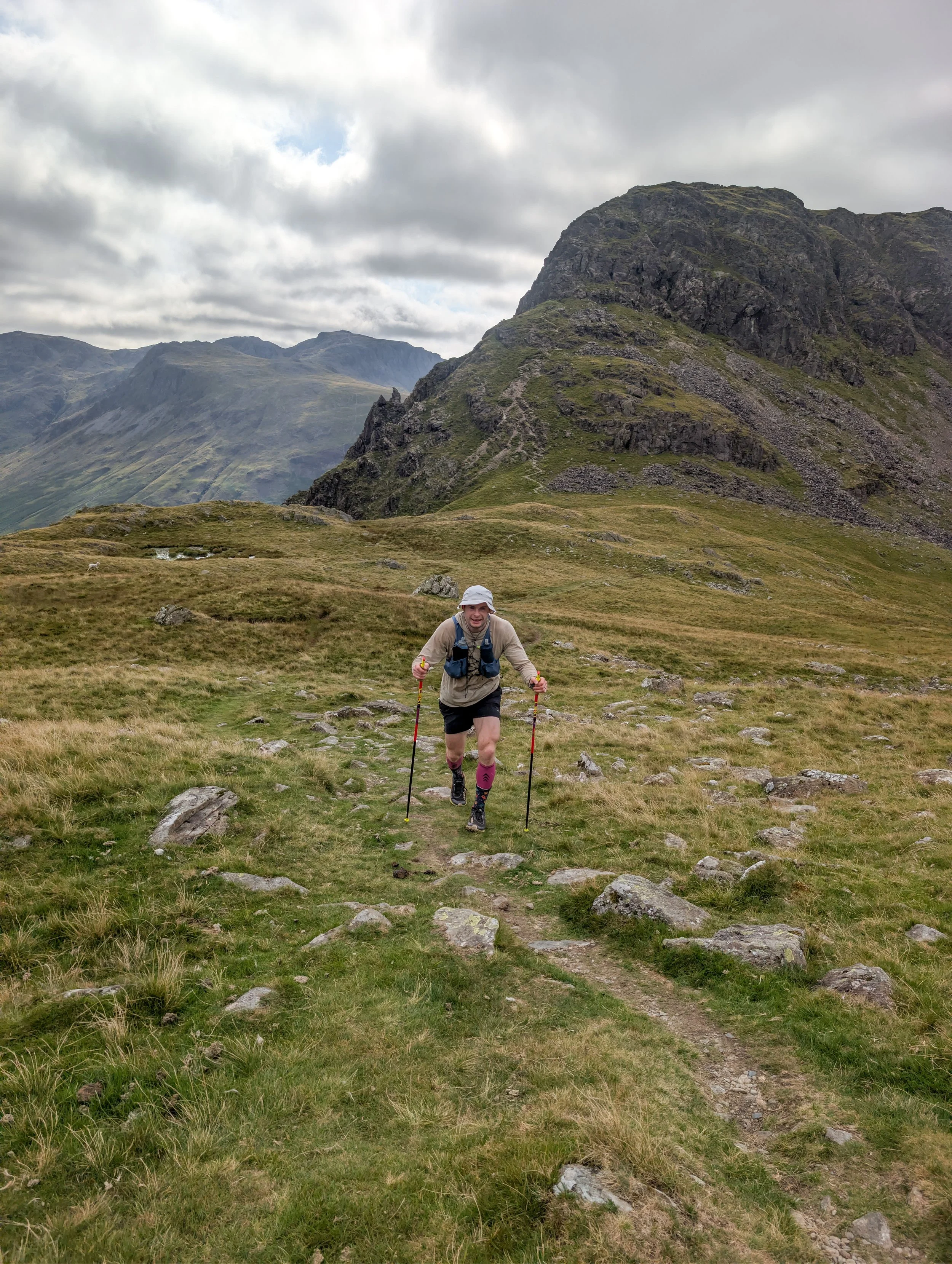 The Bob Graham Round, Leg 4, Climb to Red pike