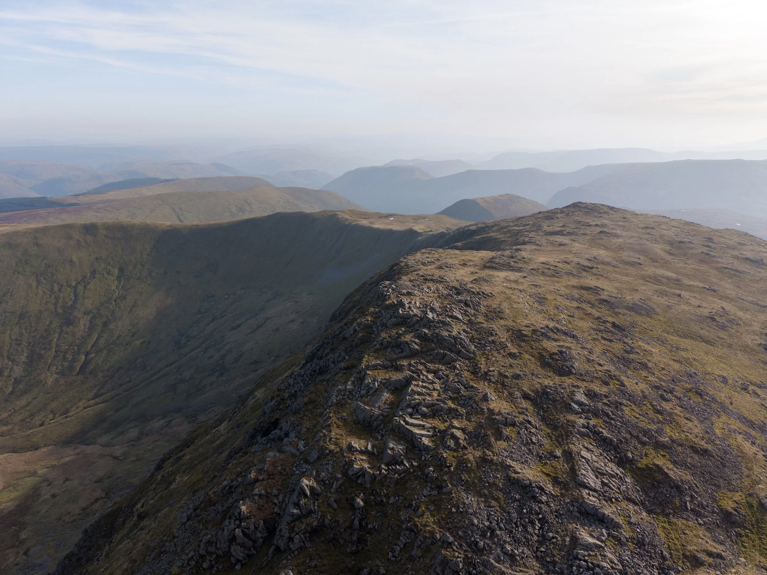 Aran Fawddwy Summit. Snowdonia National Park