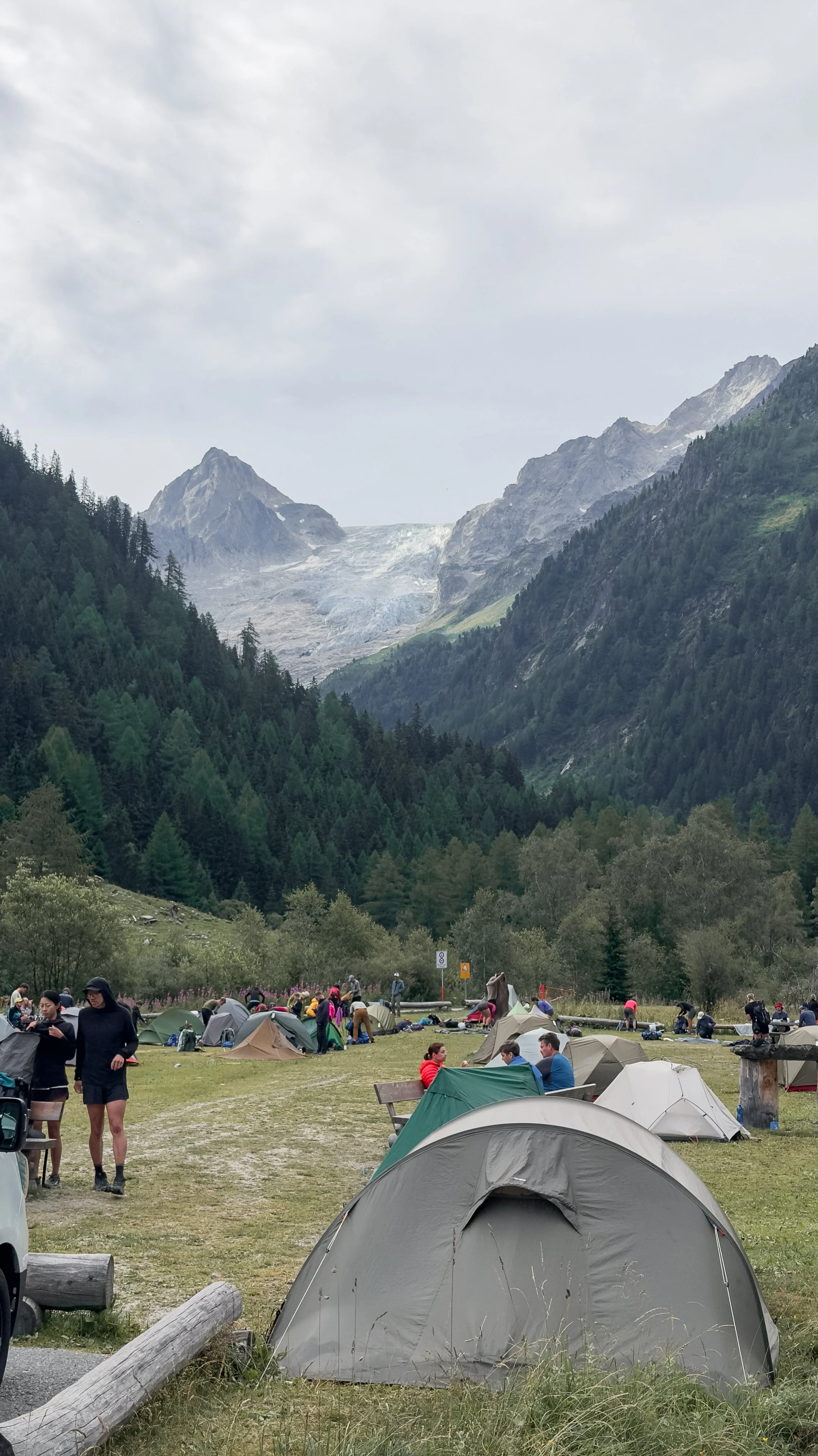 Hiking the Highlights of the Tour du Mont Blanc: Day 4 - Trient Campsite