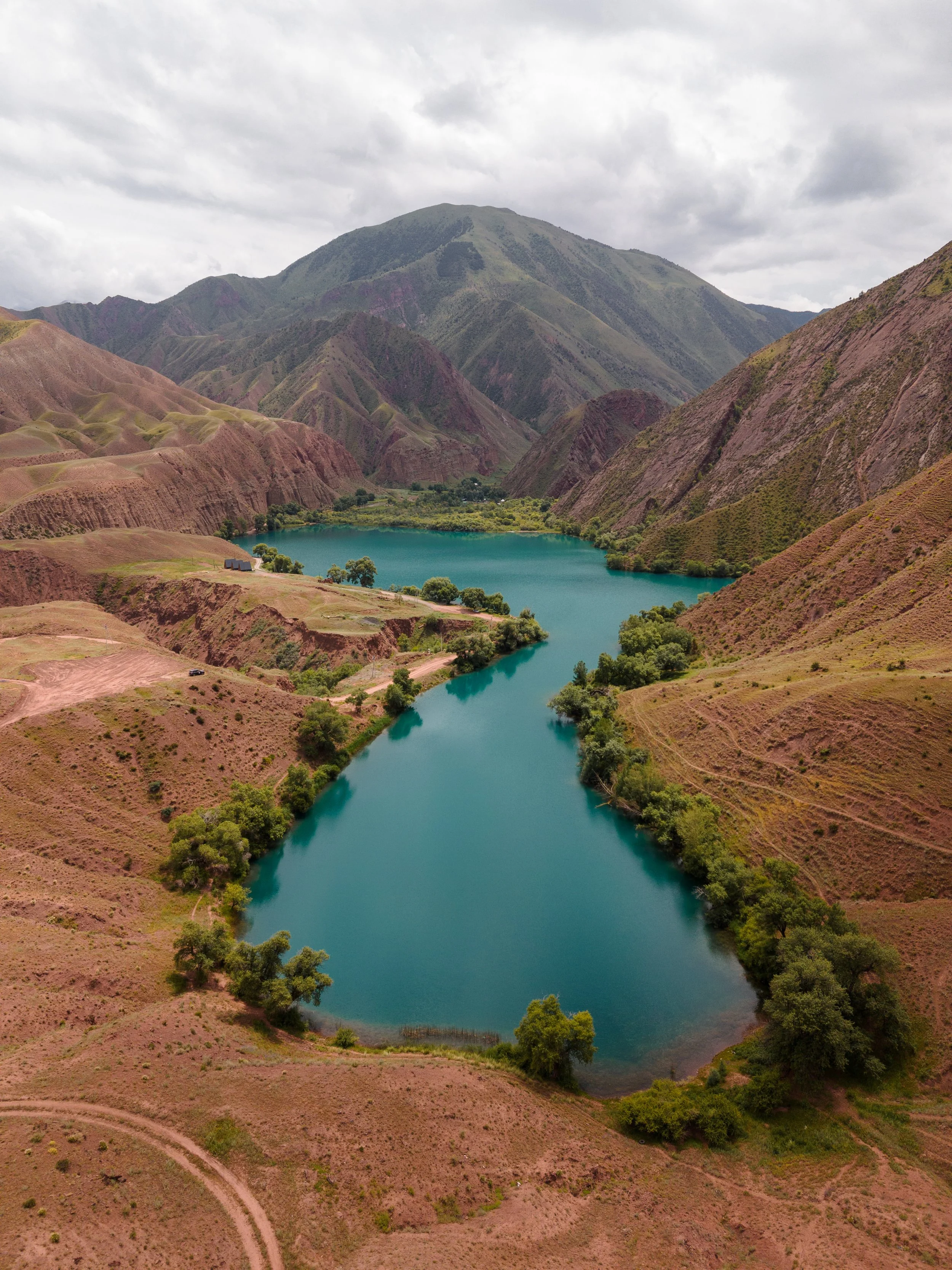 Ak-Köl Lake, Kyrgyzstan road trip