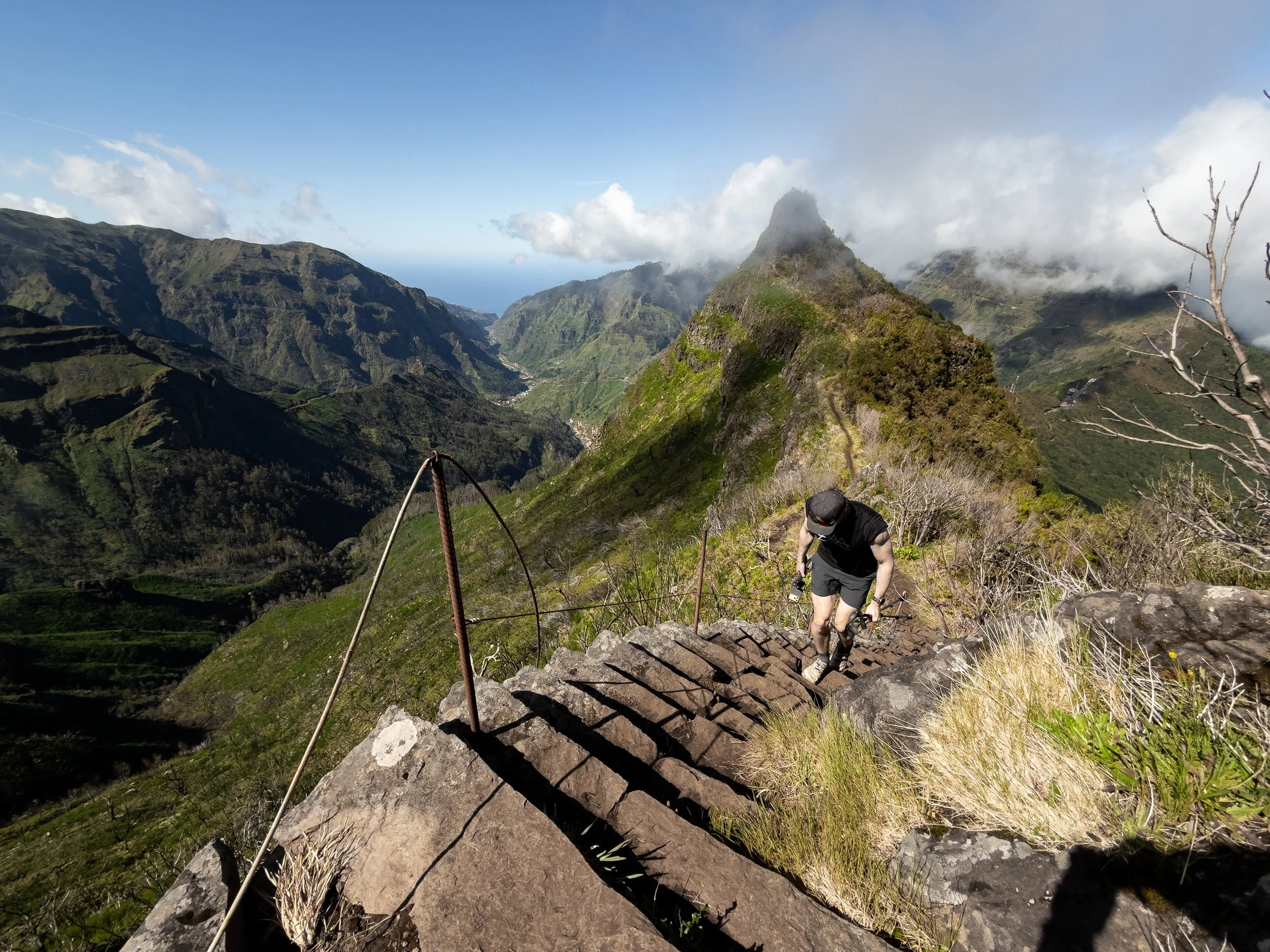 Day 3 Hiking Across Madeira, PR1.3 Vereda da Encumeada