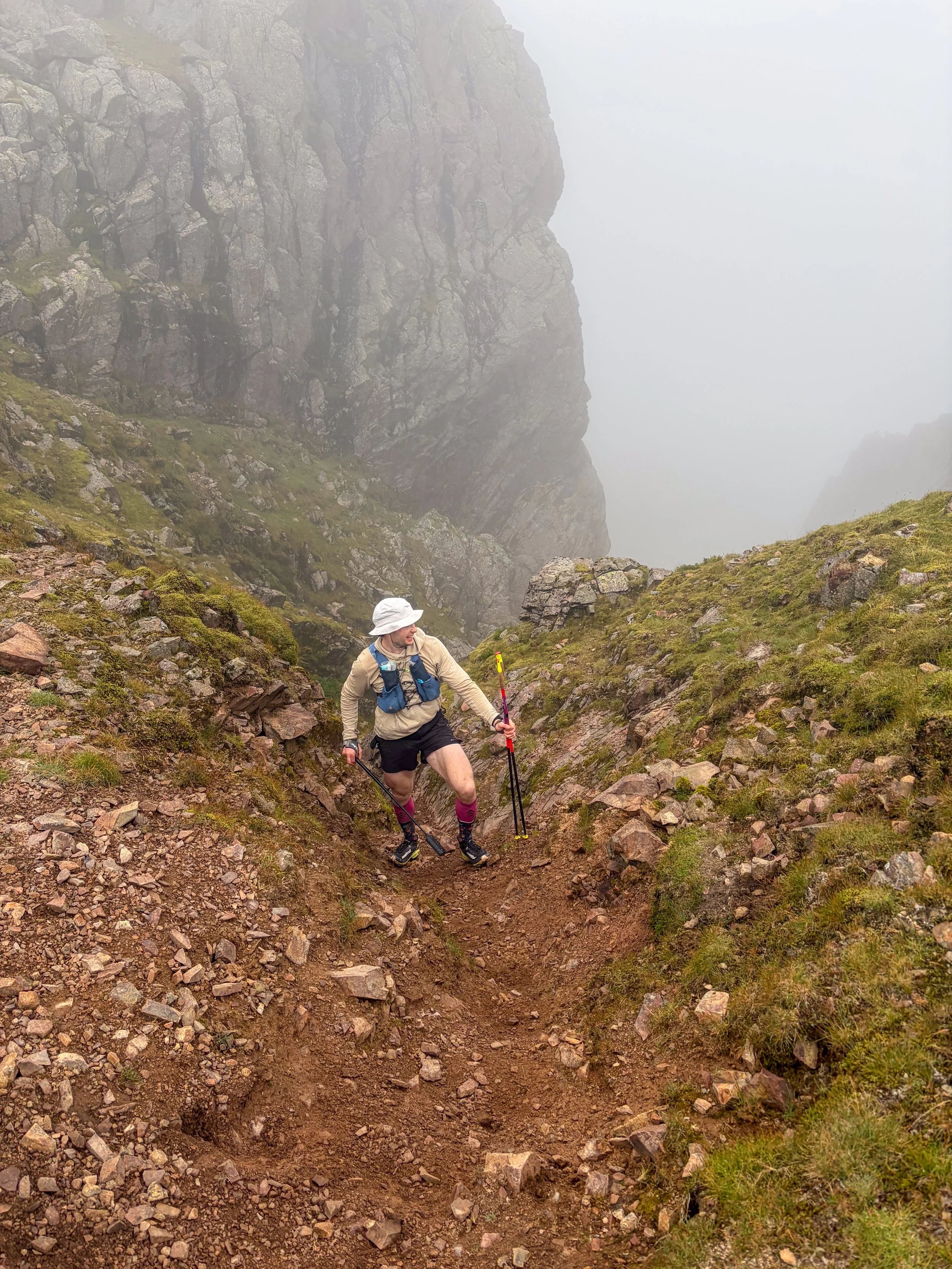 The Bob Graham Round, Leg 3, top of Western Traverse