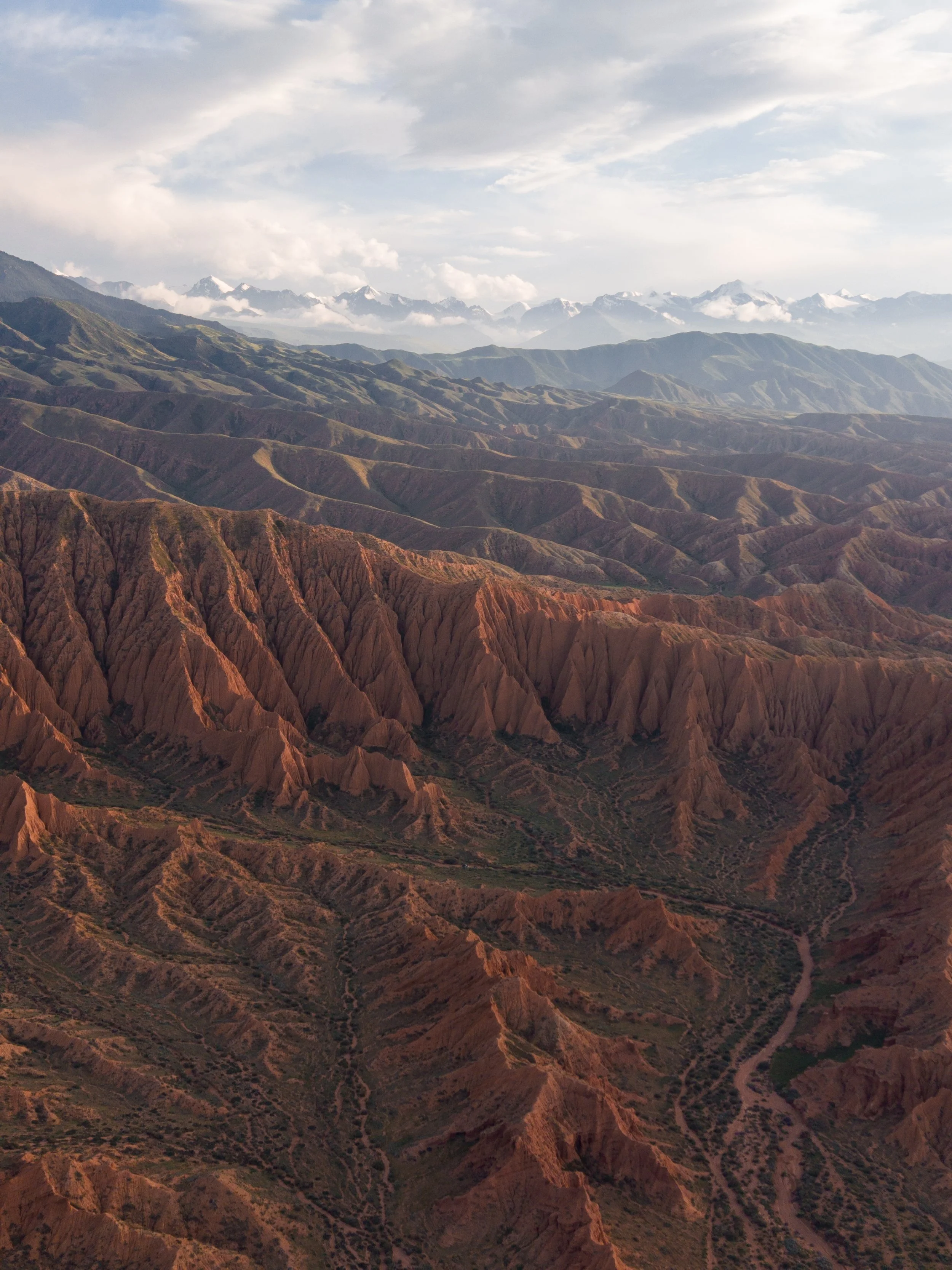 Mars Canyon on the Southern Shore of Issyk-Kul, Kyrgyzstan