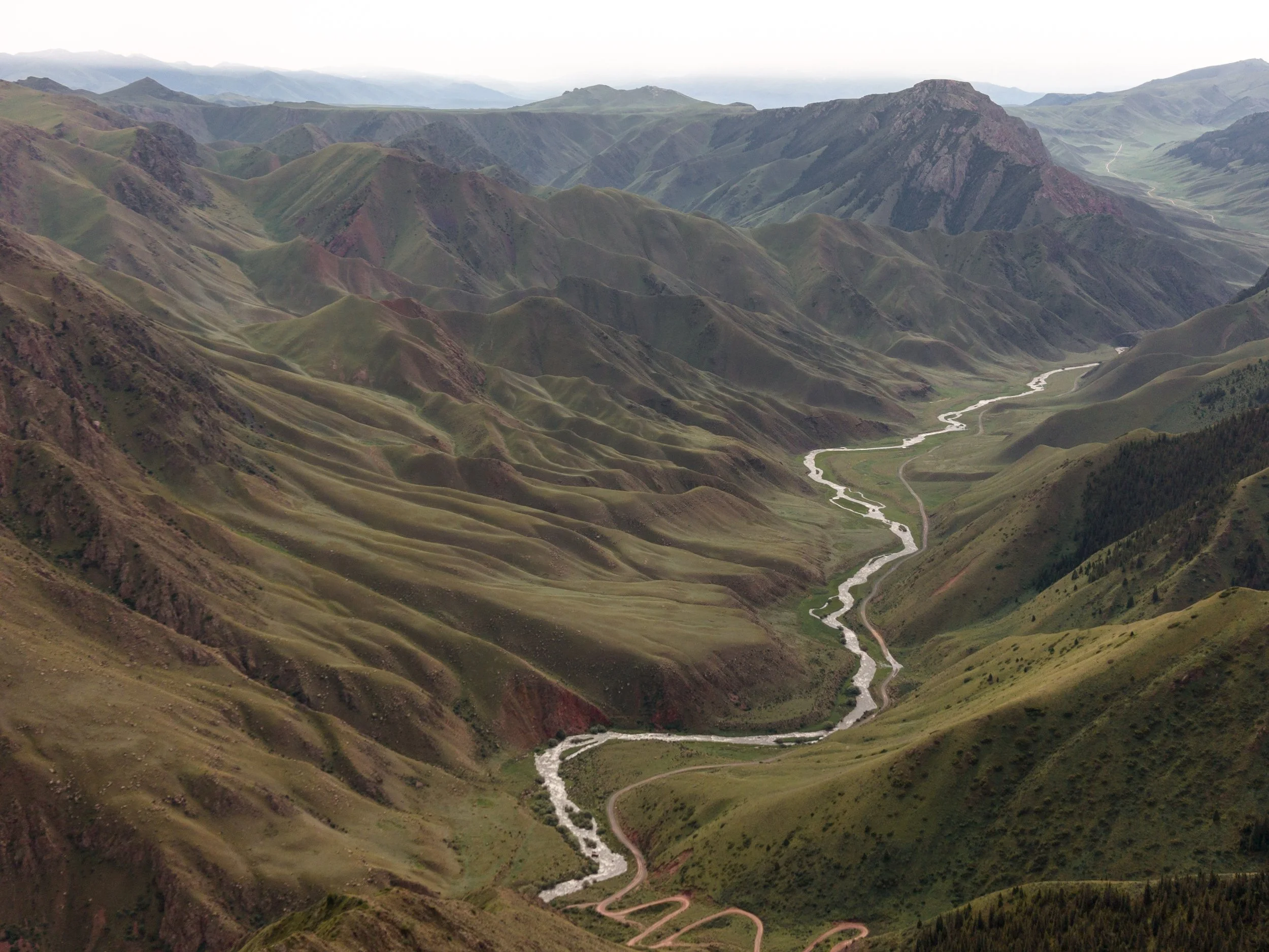 Pereval Teskeytorpo Pass in Kyrgyzstan
