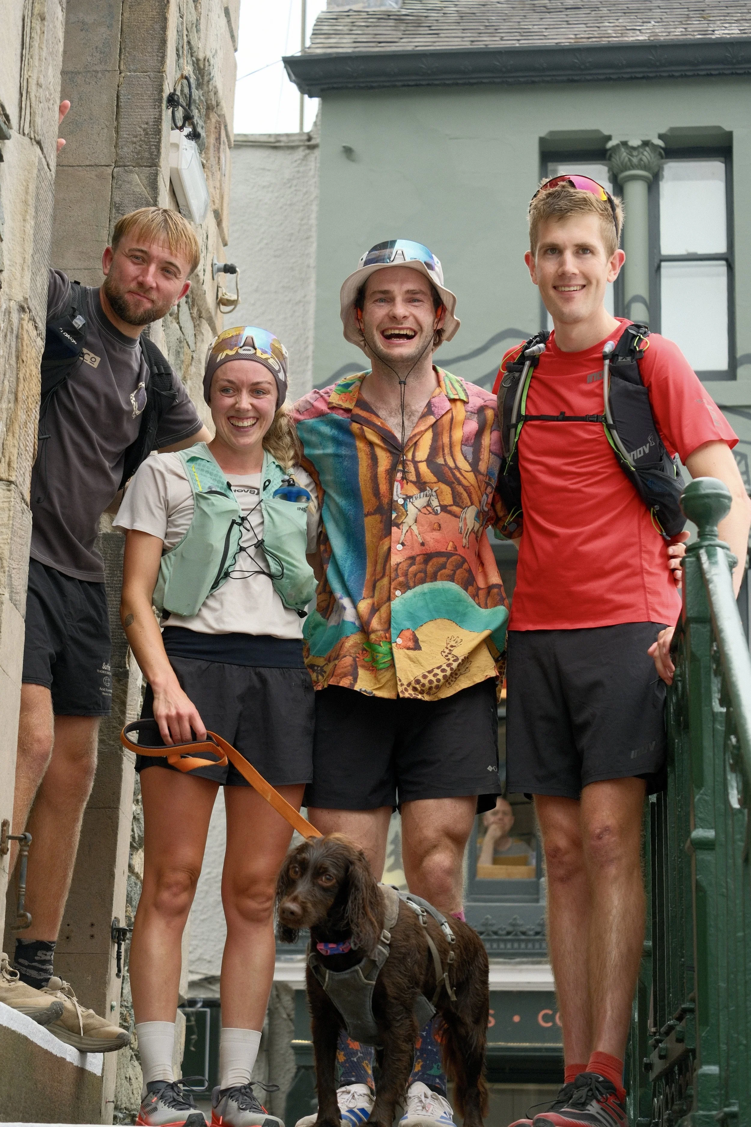 Finishing The Bob Graham Round at Moot Hall, Keswick