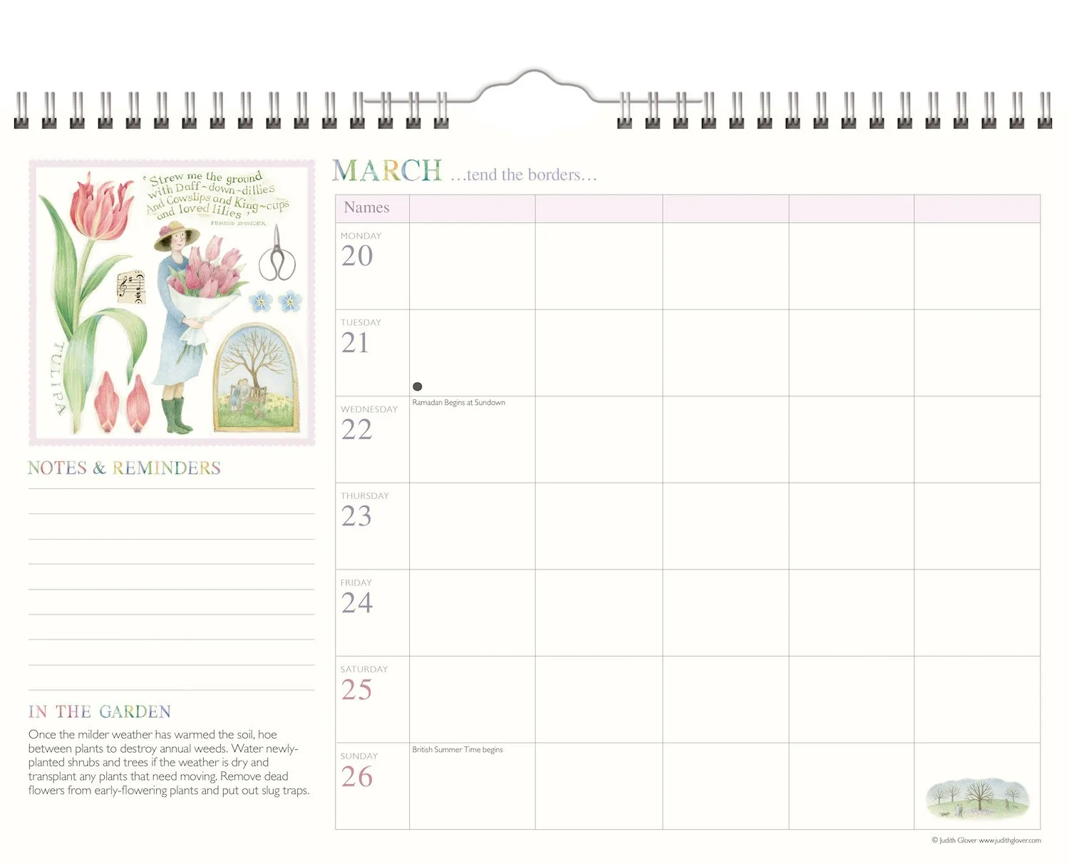 Garden Days Calendar 2023