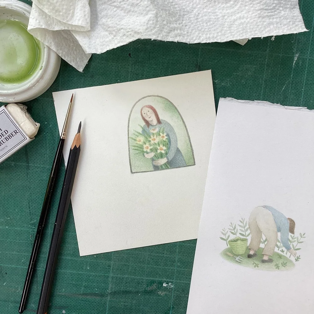 Recent water colour illustrations