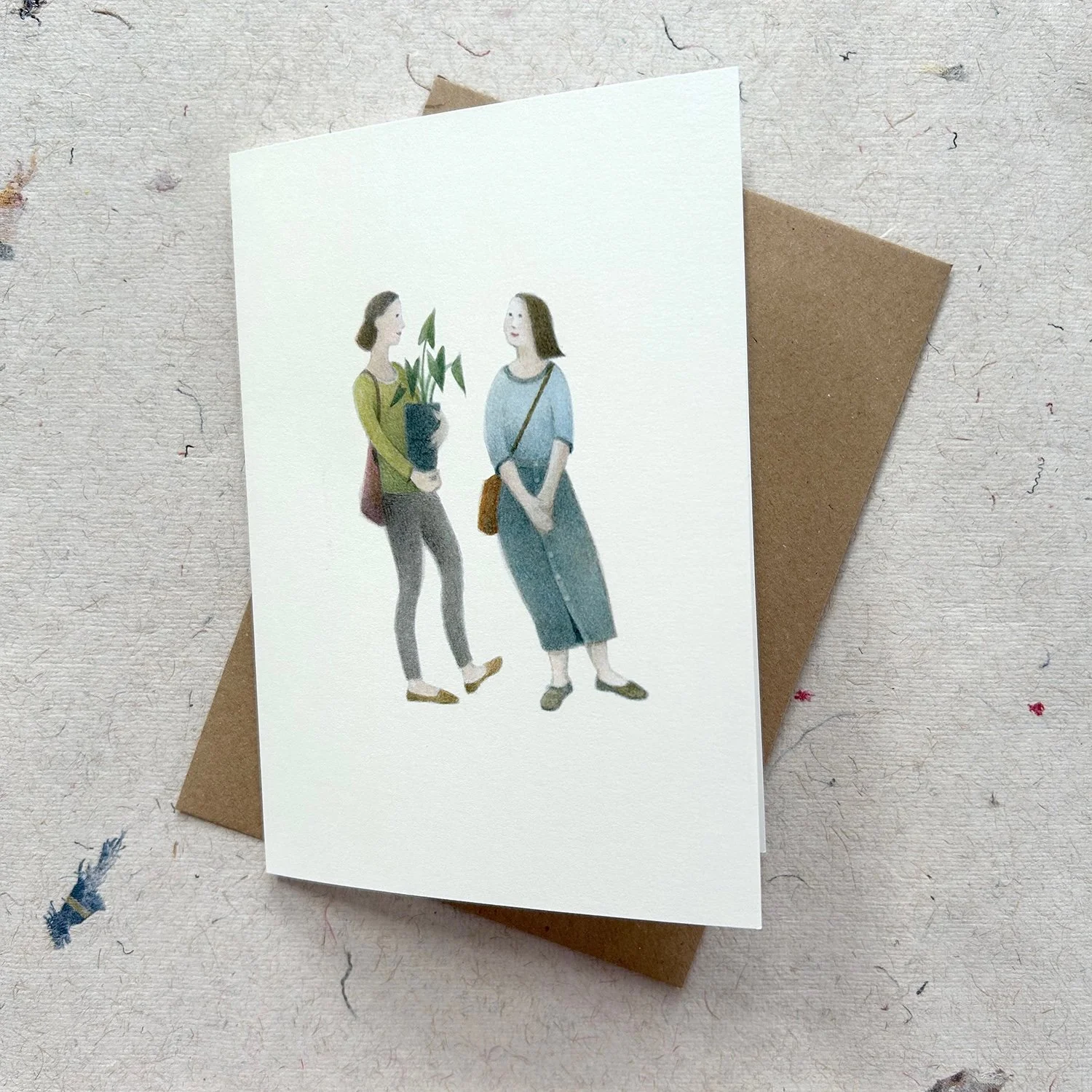 'Women who Weed - tend more than their gardens'  Greetings Card