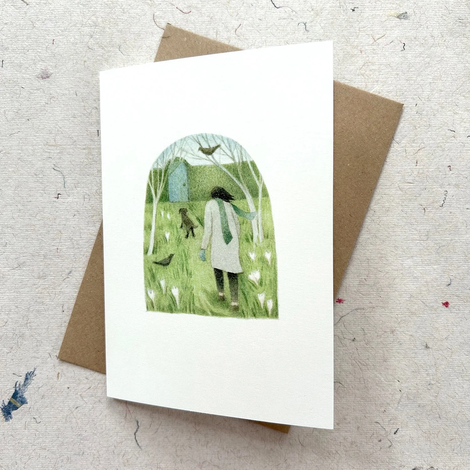 'Women who Weed - turn solitude into song'  Greetings Card