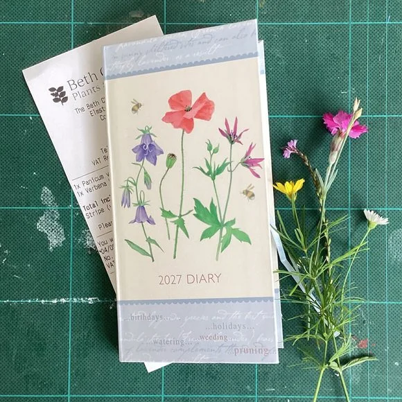 2027 'Garden Days' Slim Diary
