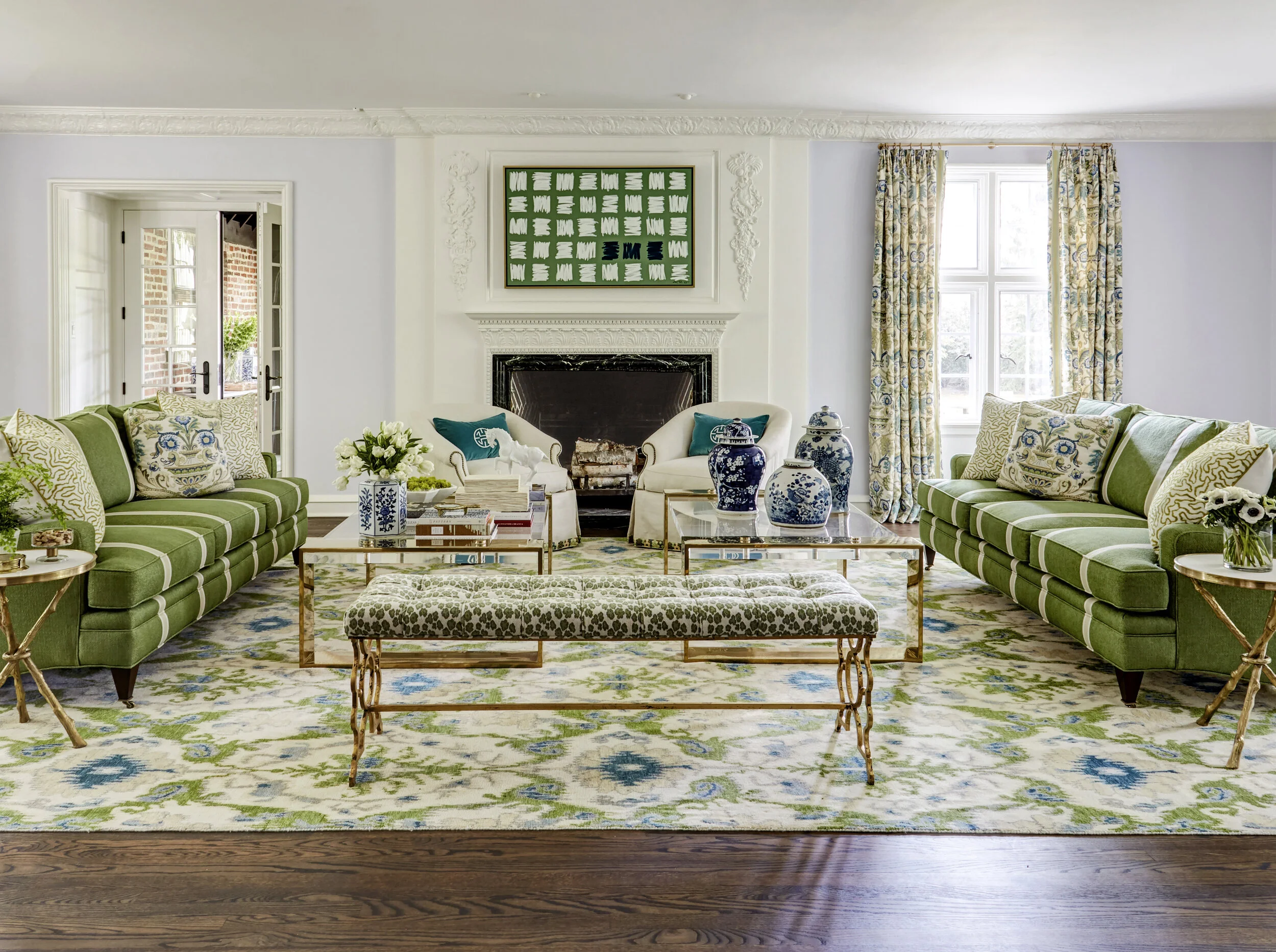 Winnetka Tudor style home designed by North Shore Nest. Classic and ...