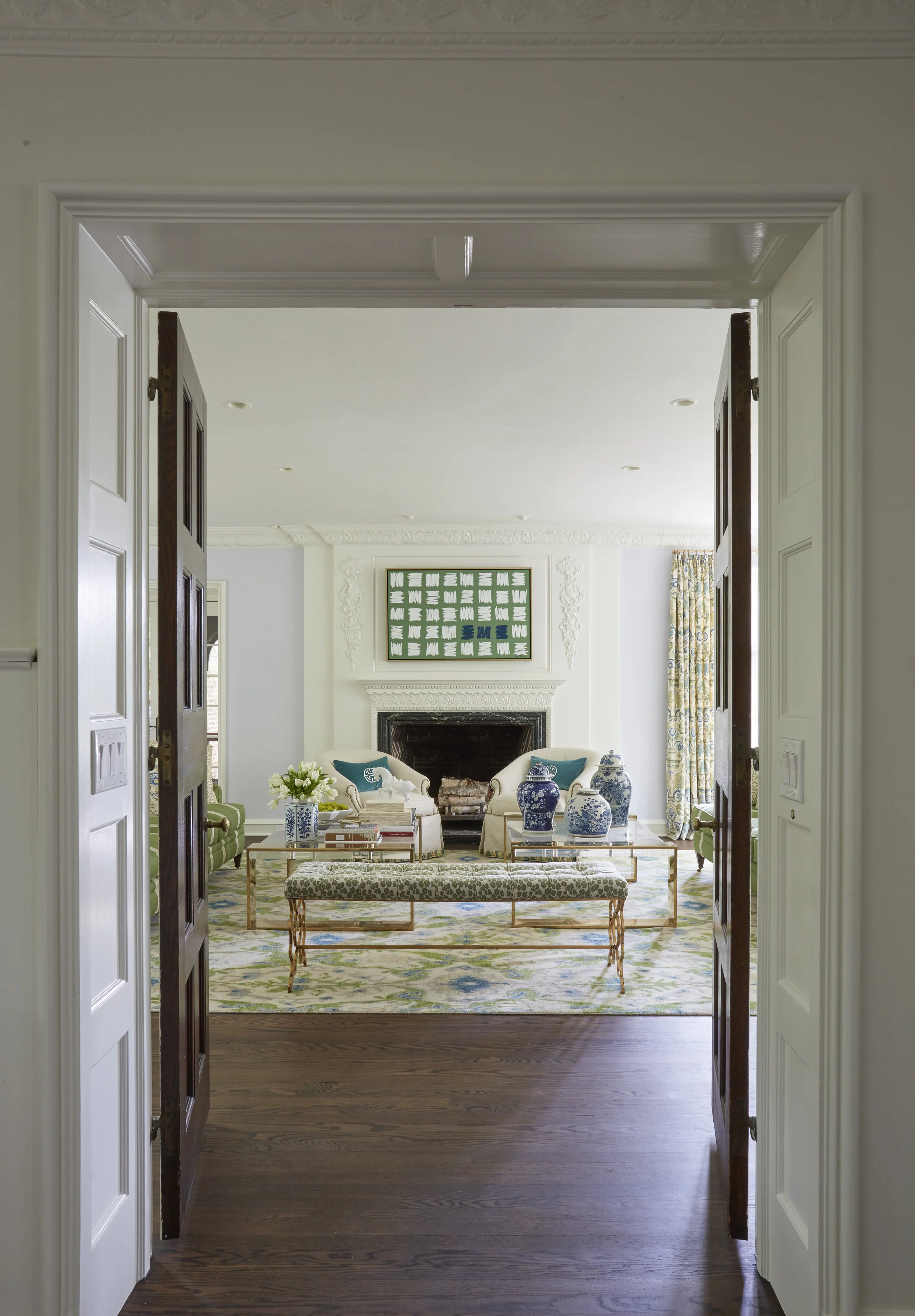 Winnetka Tudor style home designed by North Shore Nest. Classic and ...