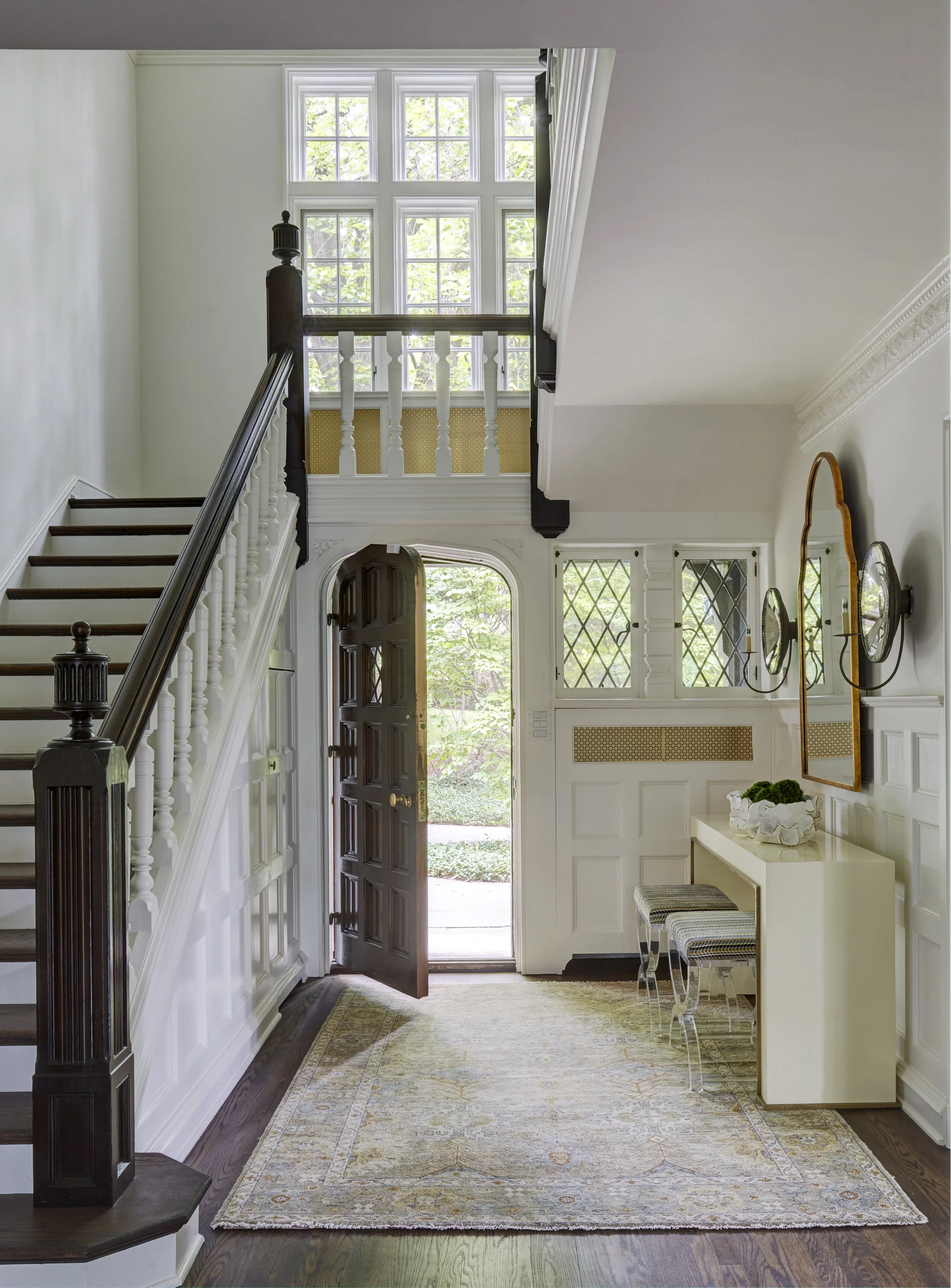 Winnetka Tudor style home designed by North Shore Nest. Classic and ...