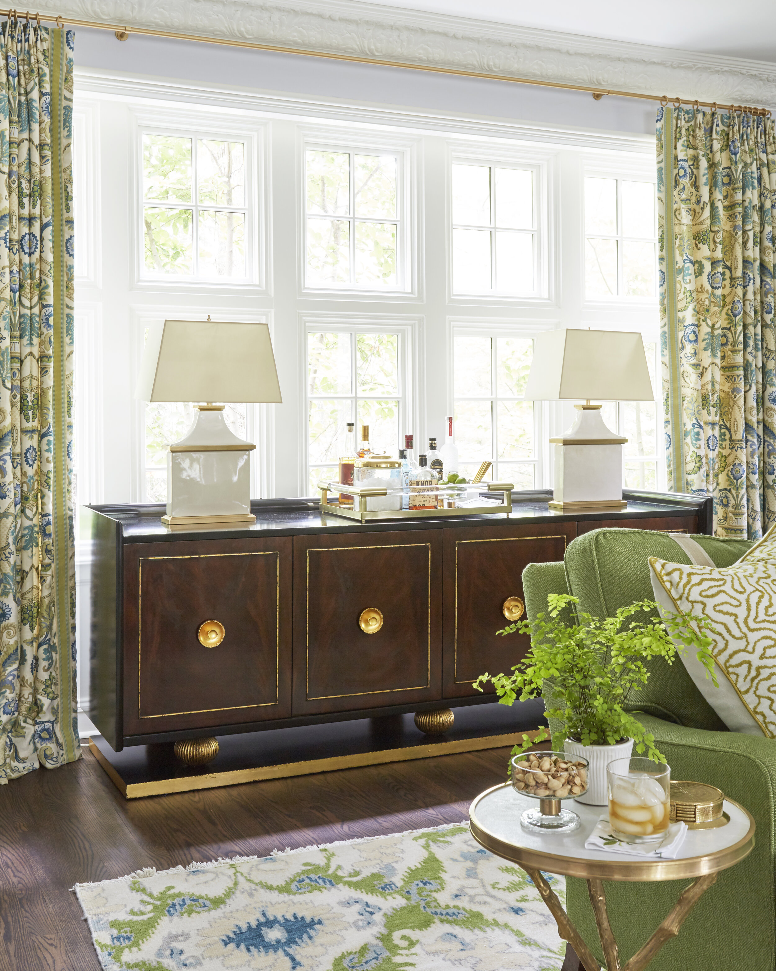 Winnetka Tudor style home designed by North Shore Nest. Classic and ...