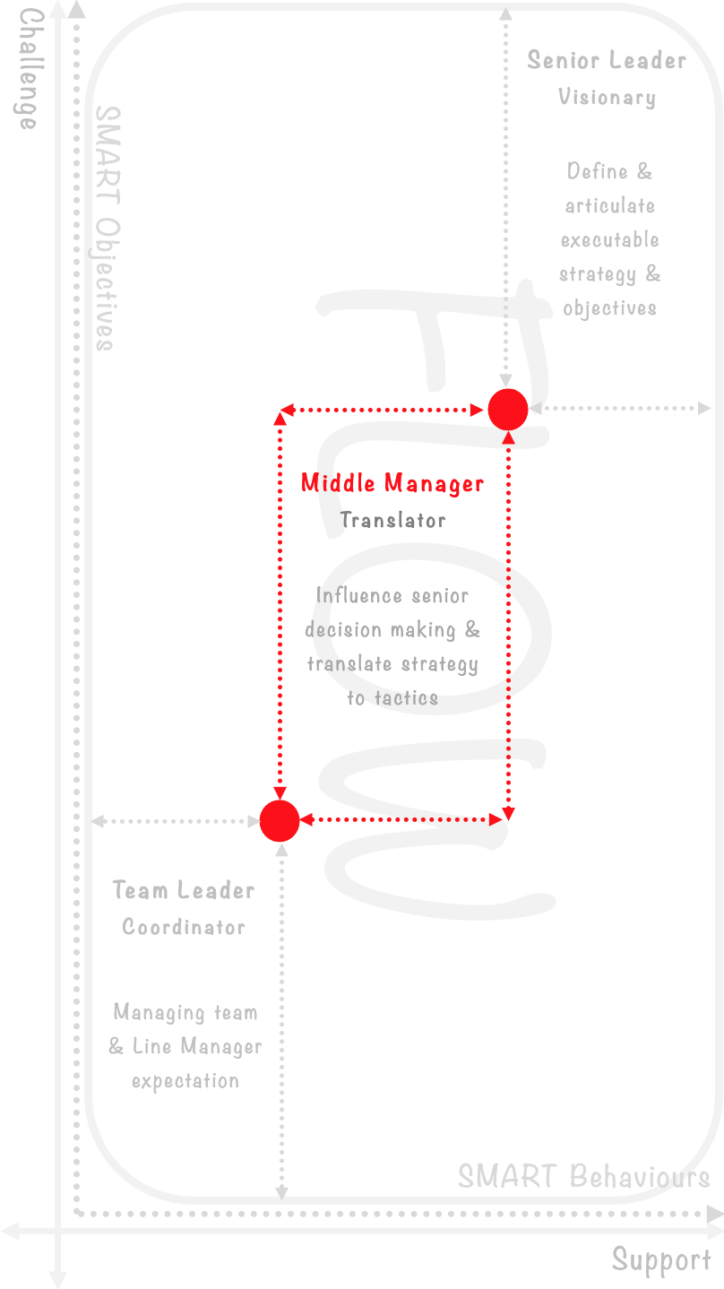 Middle Managers  | Flow | Source: Based on Massimini, Csíkszentmihályi & Carli Model 1987 and Kenny Wallace 2024 | Kenny Wallace | Peak Performance Unlocked