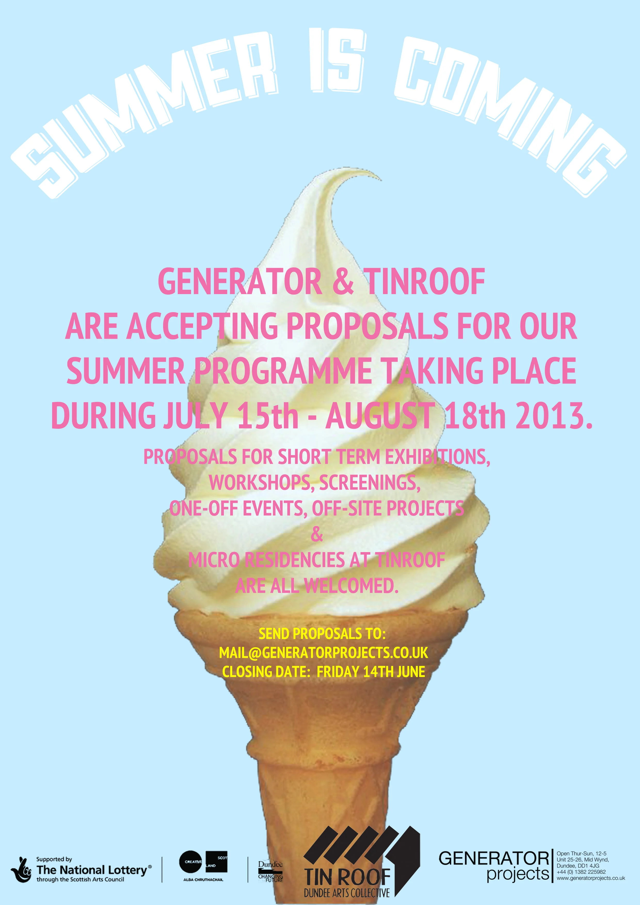 Summer Open Call - 2013
