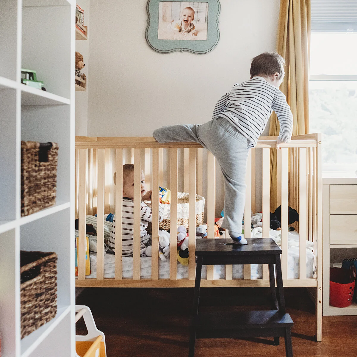 54/366 - Our last month in cribs