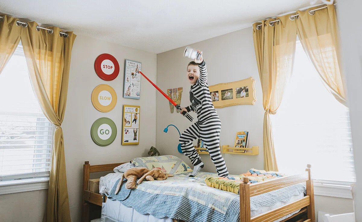 76/366 - Lightsabers and pjs all day — a.k.a. “distance learning”
