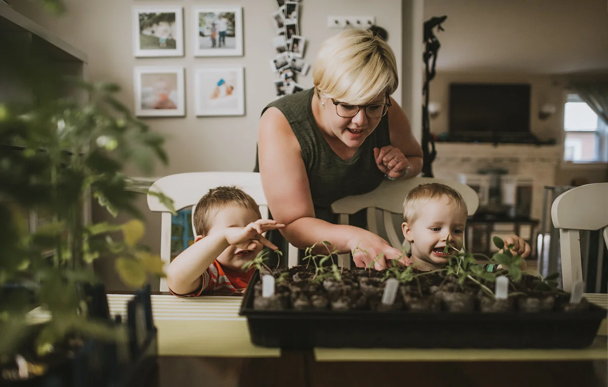 133/366 - Finally having time to start our garden from seeds!