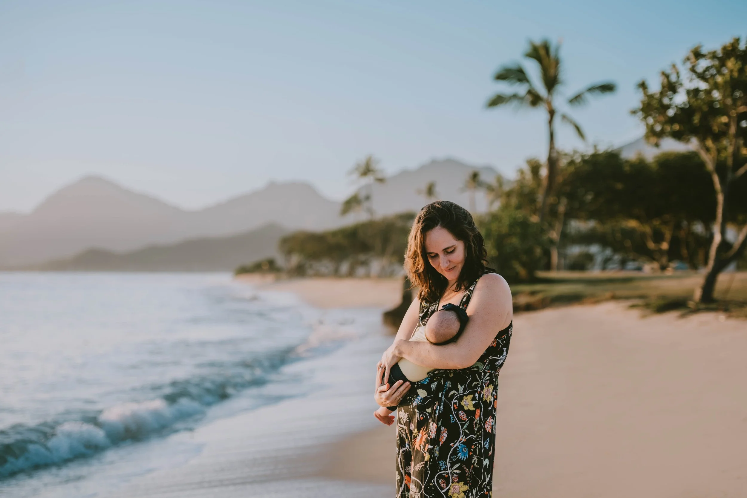 Family of 4 Session at Kualoa Regional Park, Oahu Photographer