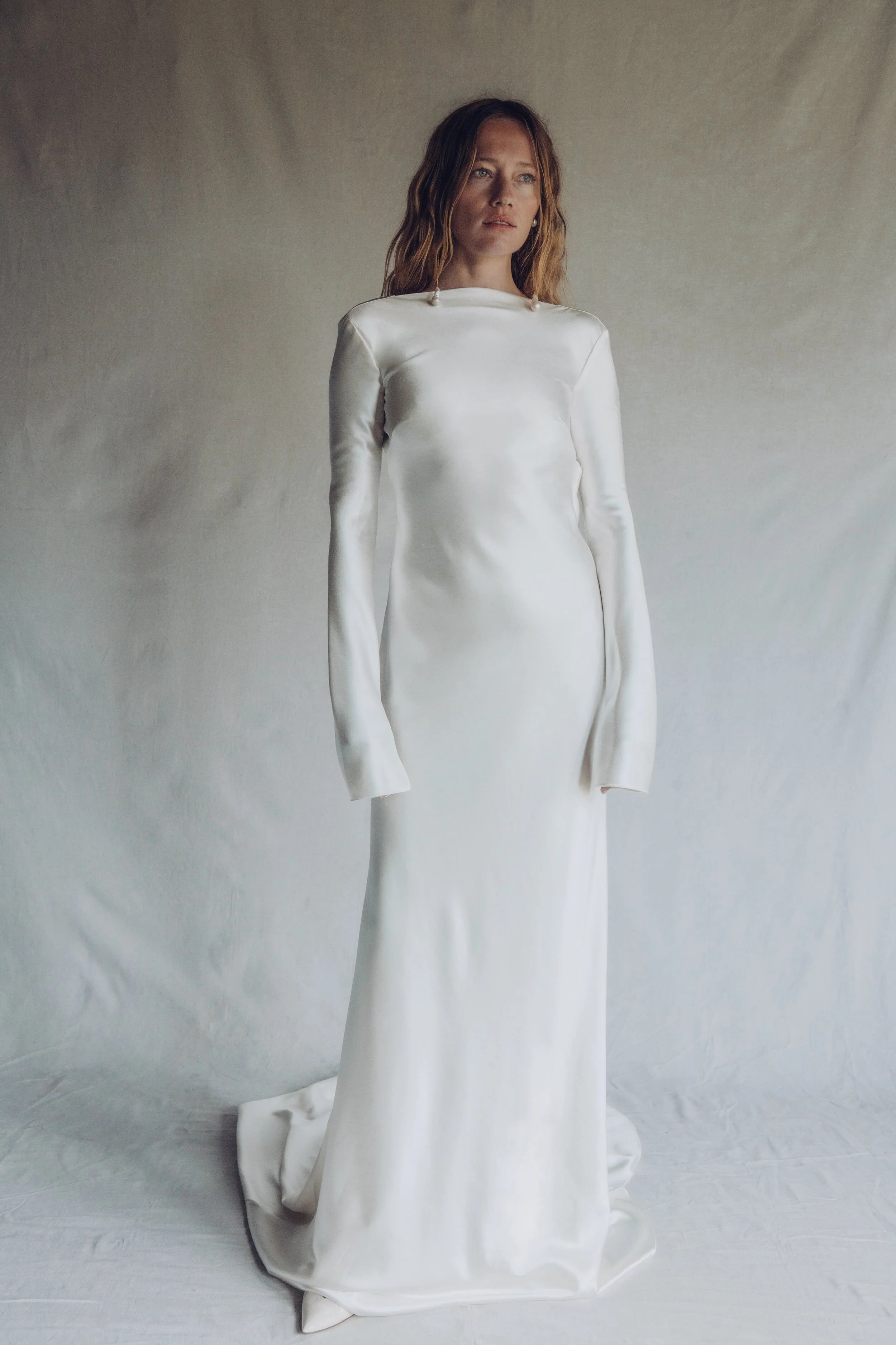Danielle Frankel Backless Wedding Dress