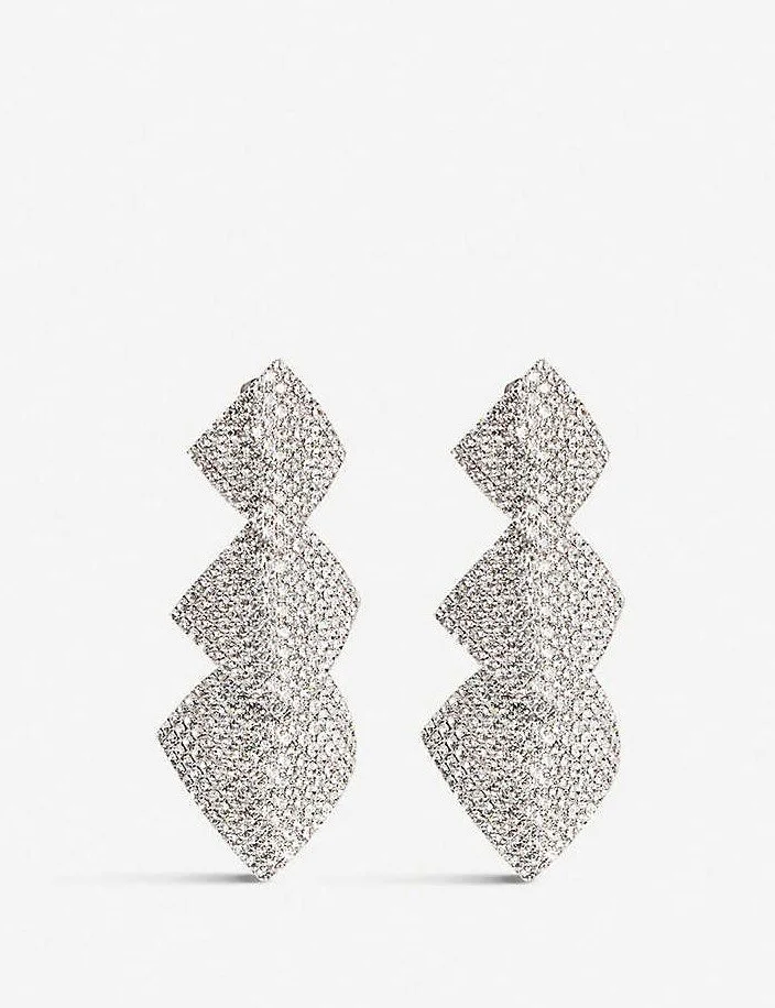 Alessandra Rich crystal earrings