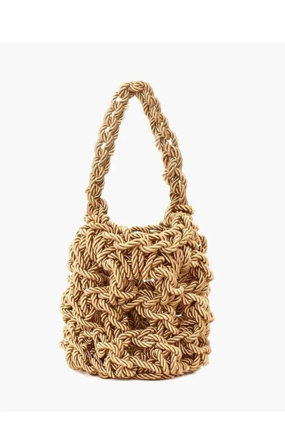 Rejina Pyo satin rope bag with handle