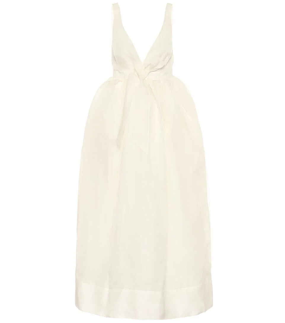 Brock Collection silk-organza maxi dress