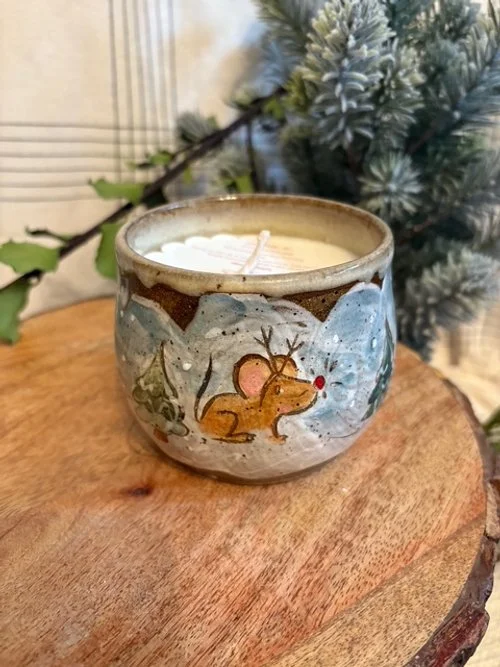 Rudolph Mouse Candle